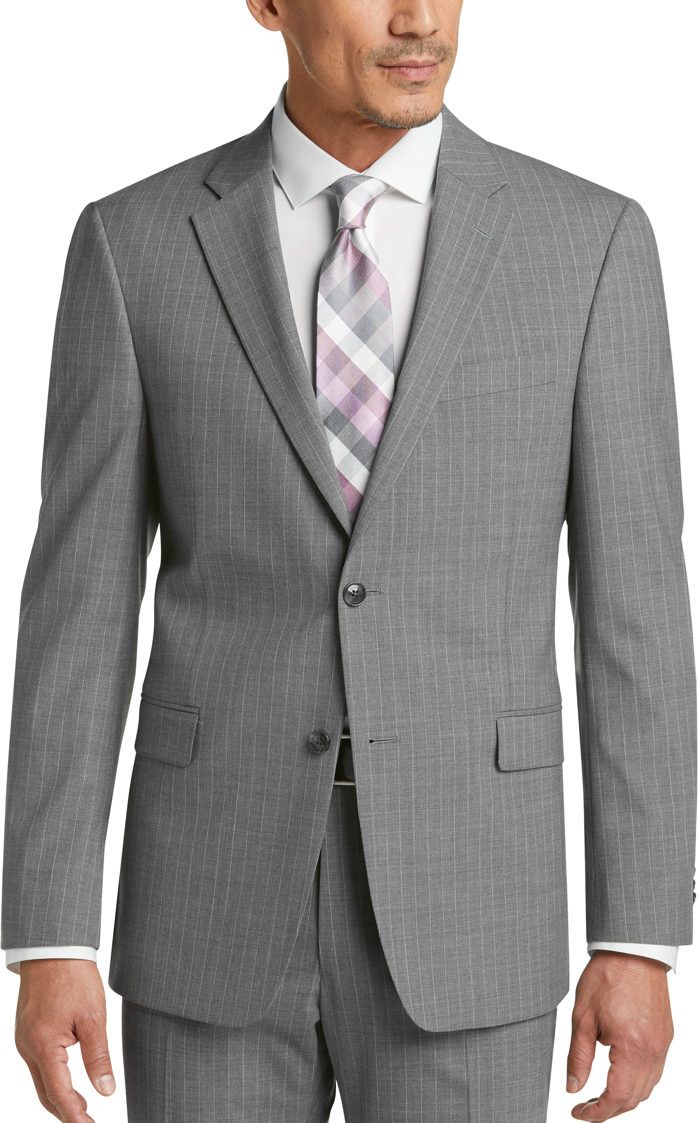 Mens Regular Pinstripe Suit | Mens Wearhouse