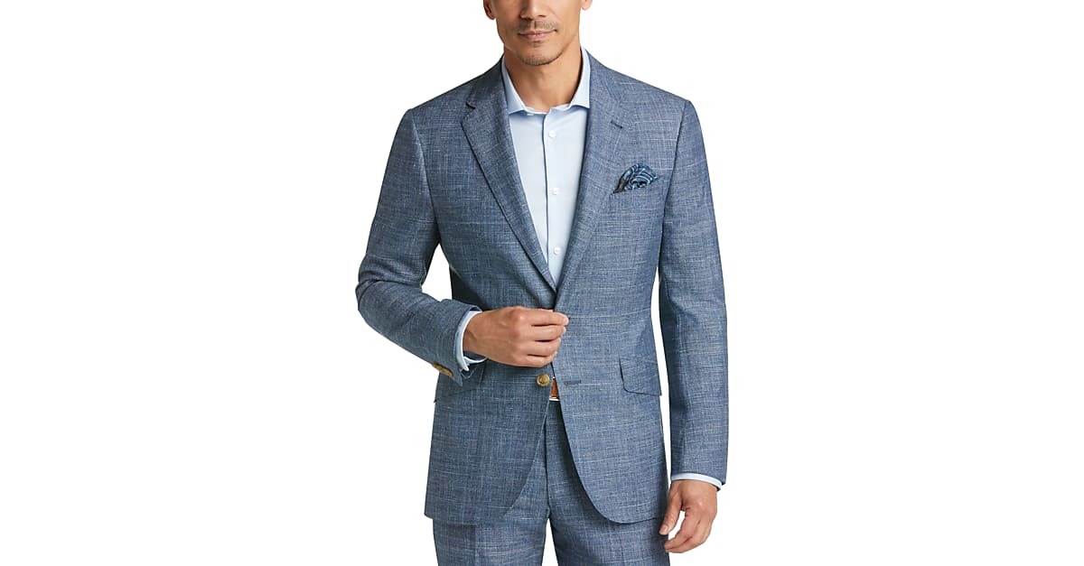 Men's Wearhouse Suits Fit Calvin Klein Brown Tic Slim Fit Suit Men