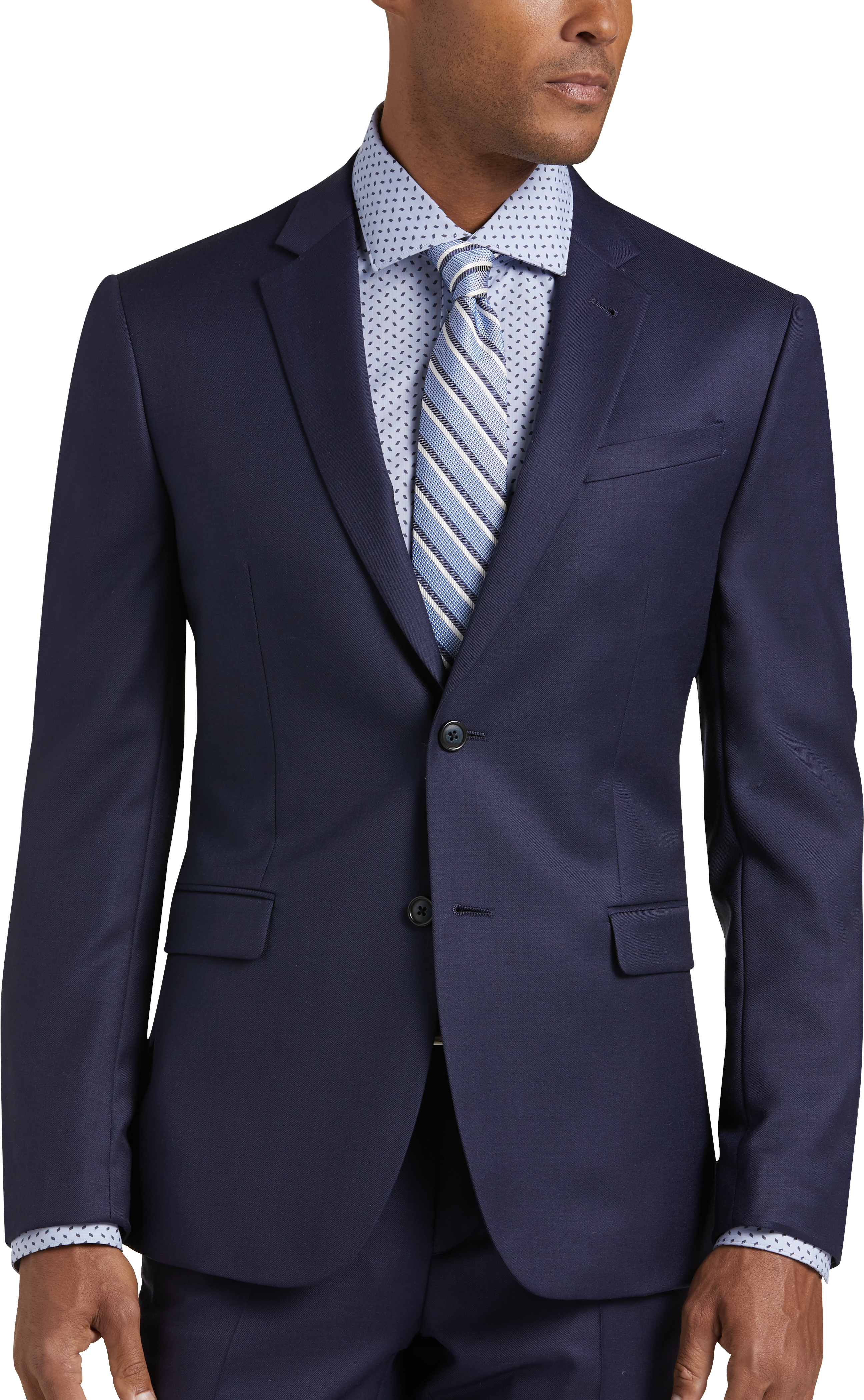 JOE Joseph Abboud Blue Extreme Slim Fit Suit - Men's Suits | Men's ...
