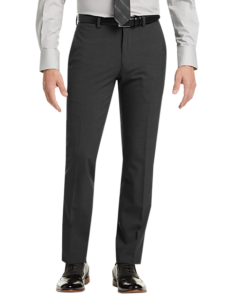Cole Haan Grand.ØS Charcoal Gray Slim Fit Suit Separates Pants - Men's