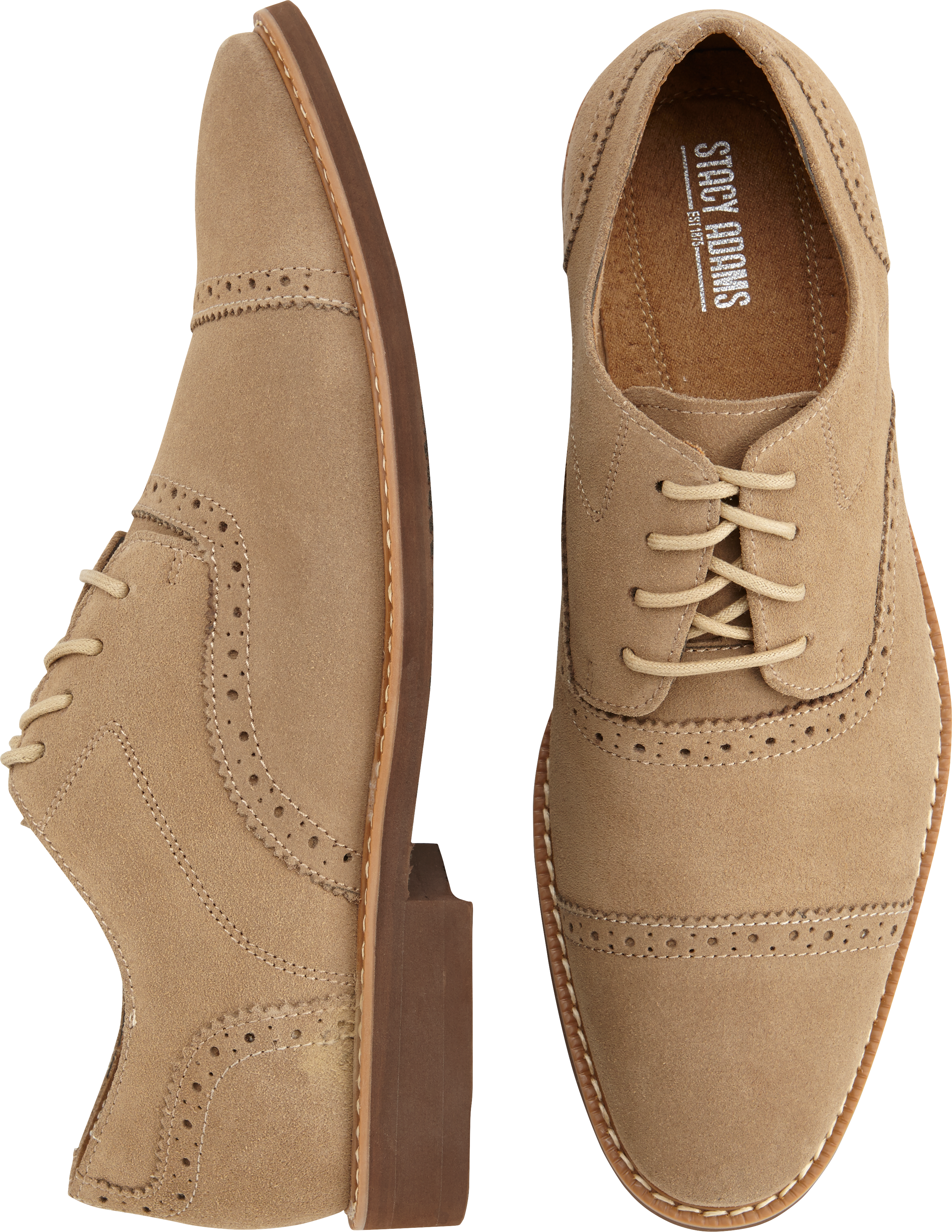 stacy adams men's suede shoes