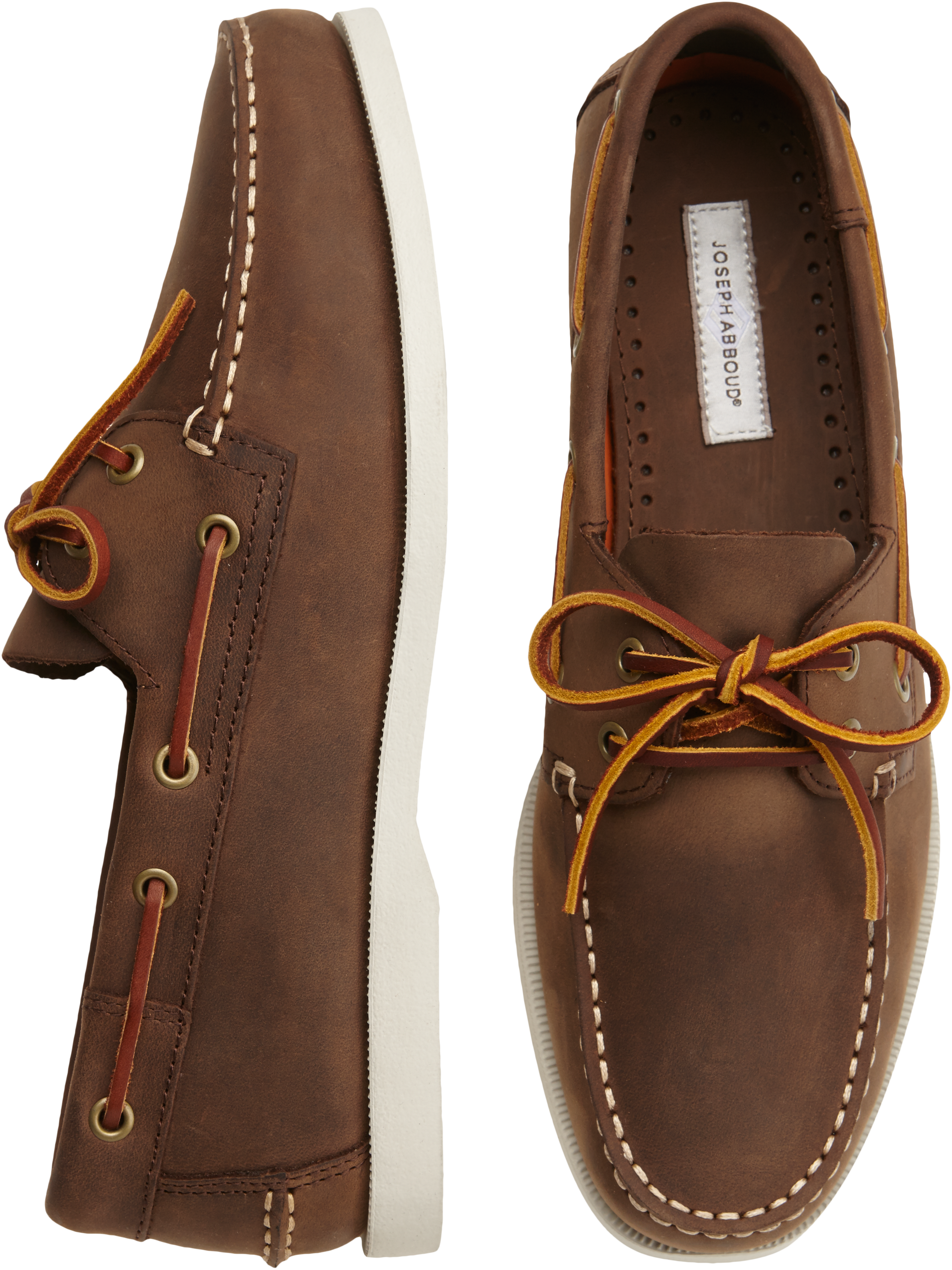 Brown Boat Shoes - Men's Shoes - Joseph Abboud | Men's Wearhouse