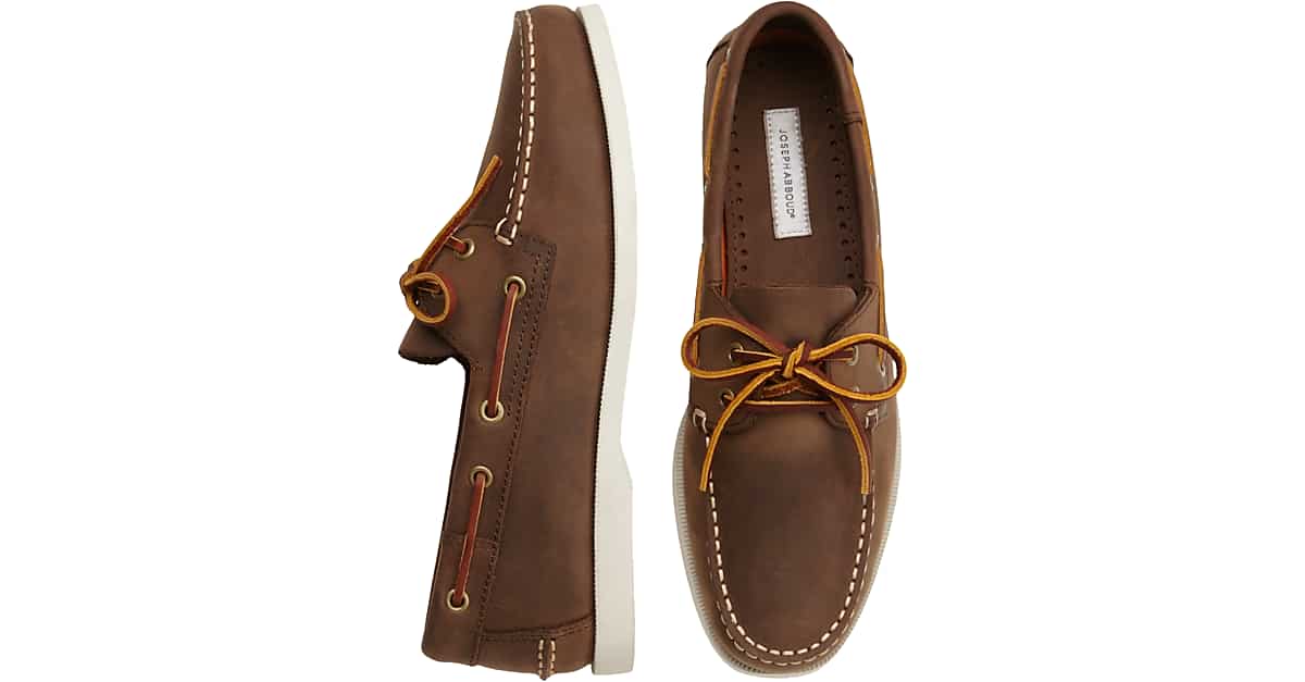 Joseph Abboud Eastman Brown Boat Shoes - Men's Boat Shoes | Men's Wearhouse