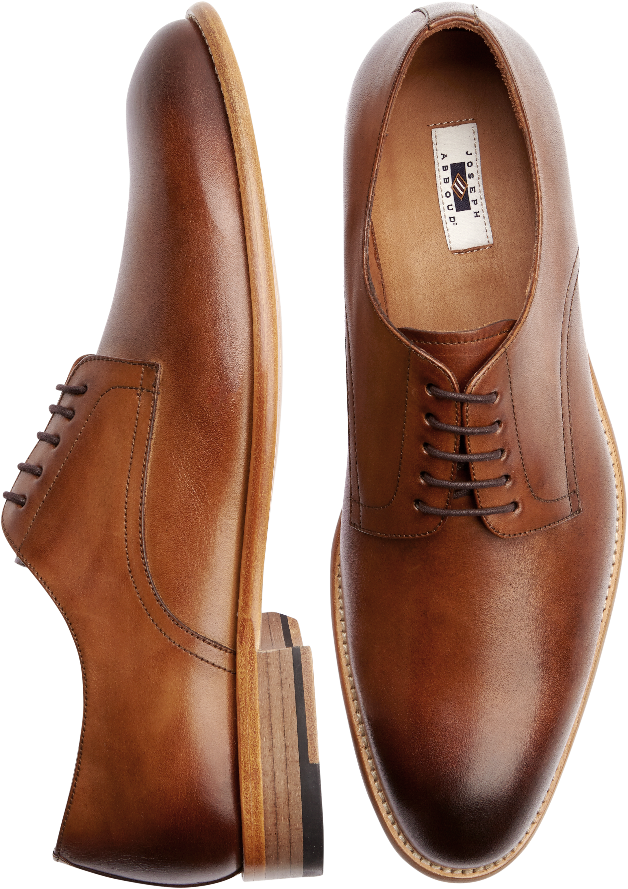 Baywood Brown Lace Up Dress Shoes - Men 