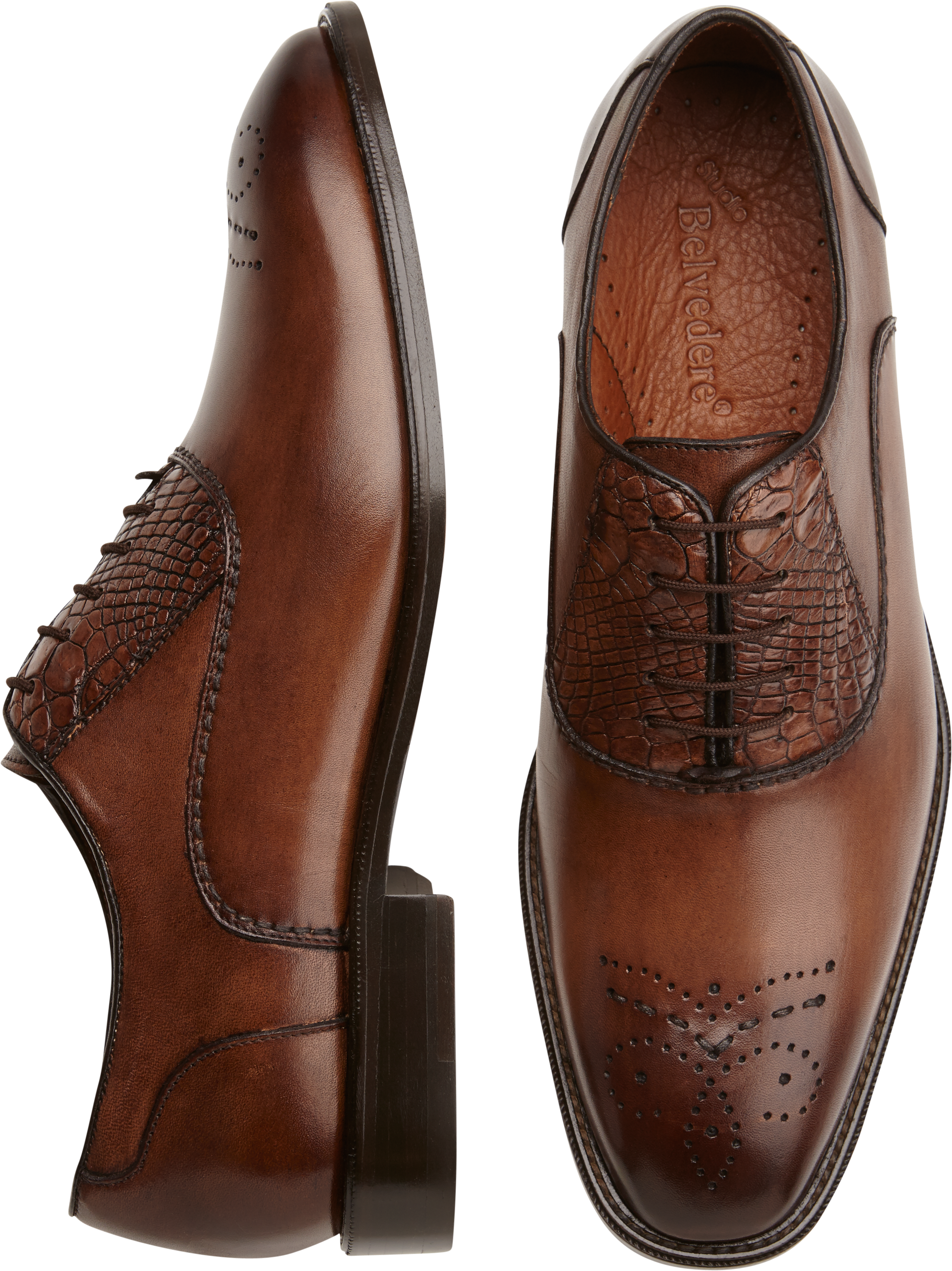 Mens Brown Leather Shoes | Mens Wearhouse