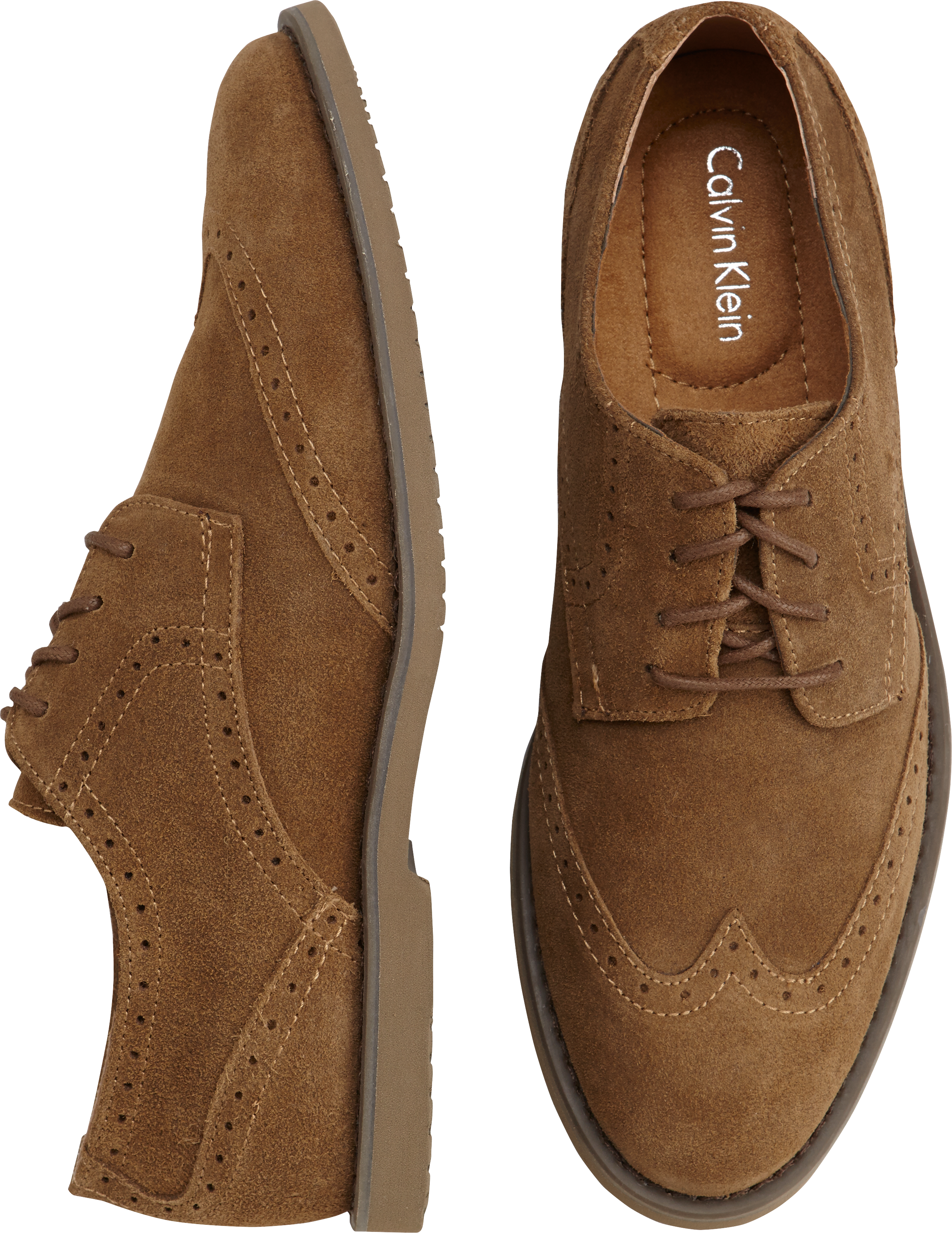 calvin klein suede trainers
