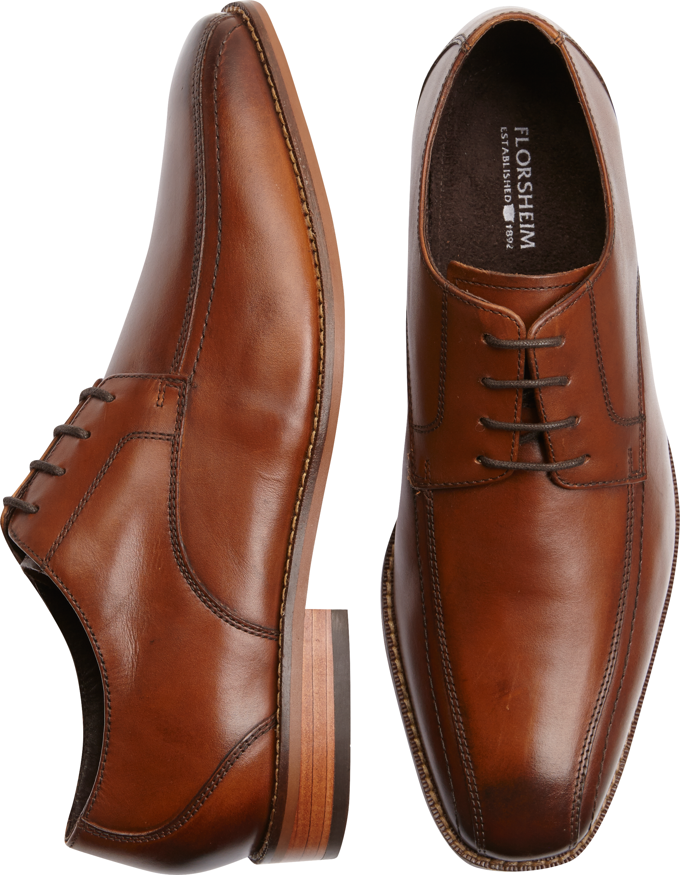 Florsheim Francello Tan Bike-Toe Dress Shoes - Men's Dress Shoes | Men ...