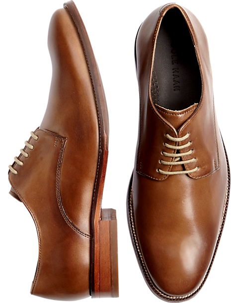 Cole Haan Williams Taupe Oxford Shoes - Men's Dress Shoes | Men's Wearhouse