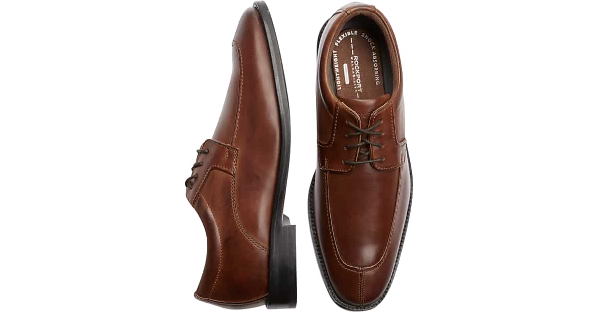 Rockport Smart Cover Brown Dress Shoes Men's Shoes Men's Wearhouse