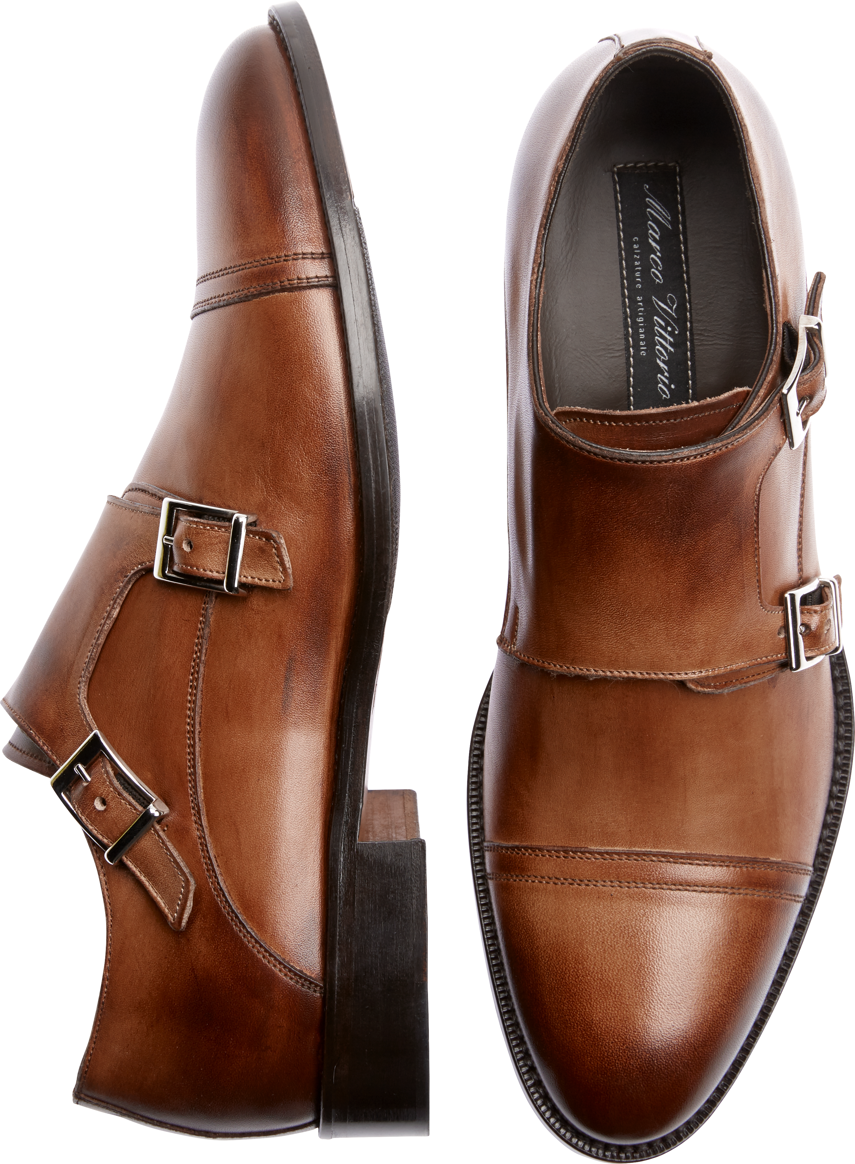 Marco Vittorio Armand Tan Italian  Monkstraps Men s  Dress  