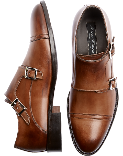 Marco Vittorio Armand Tan Italian  Monkstraps Men s  Dress   Marco Vittorio Armand Tan Italian  Monkstraps Men s  Dress