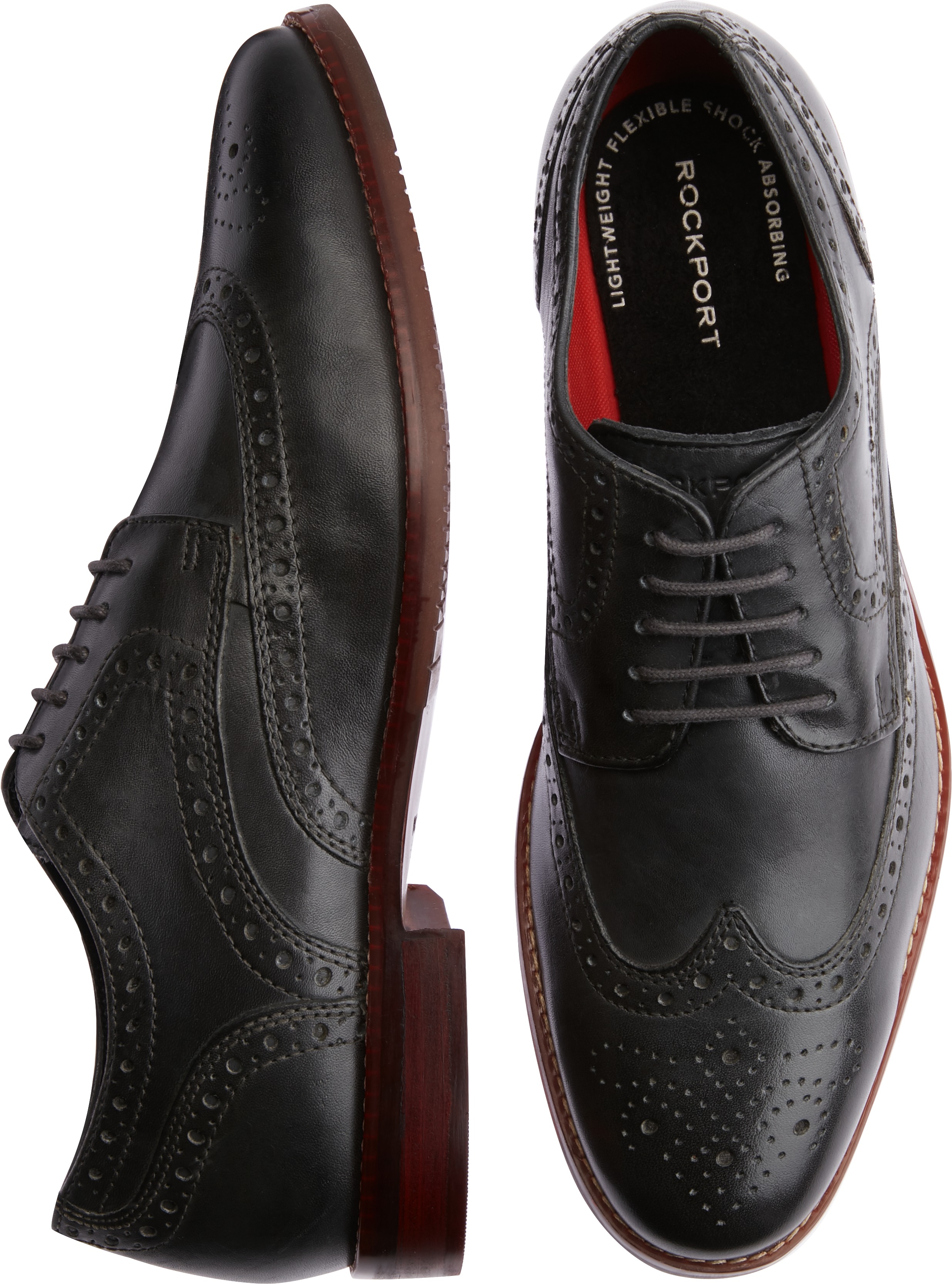 rockport wingtip dress shoes