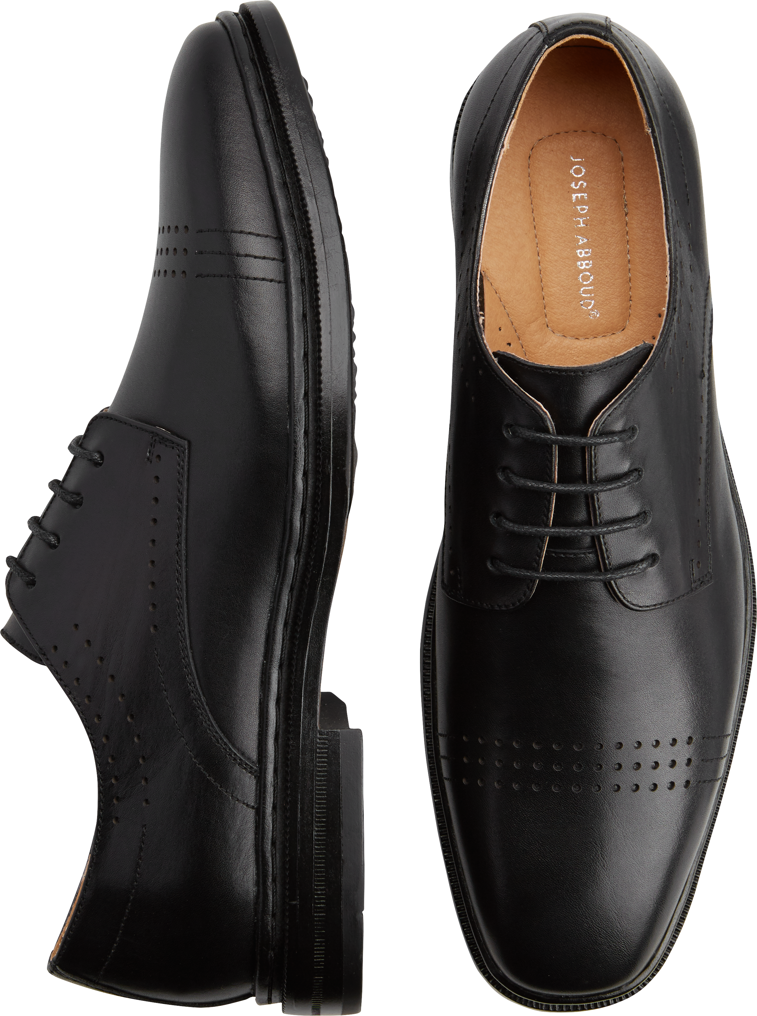Joseph Abboud Eastman Black Lace-Up Shoes - Men's | Men's Wearhouse