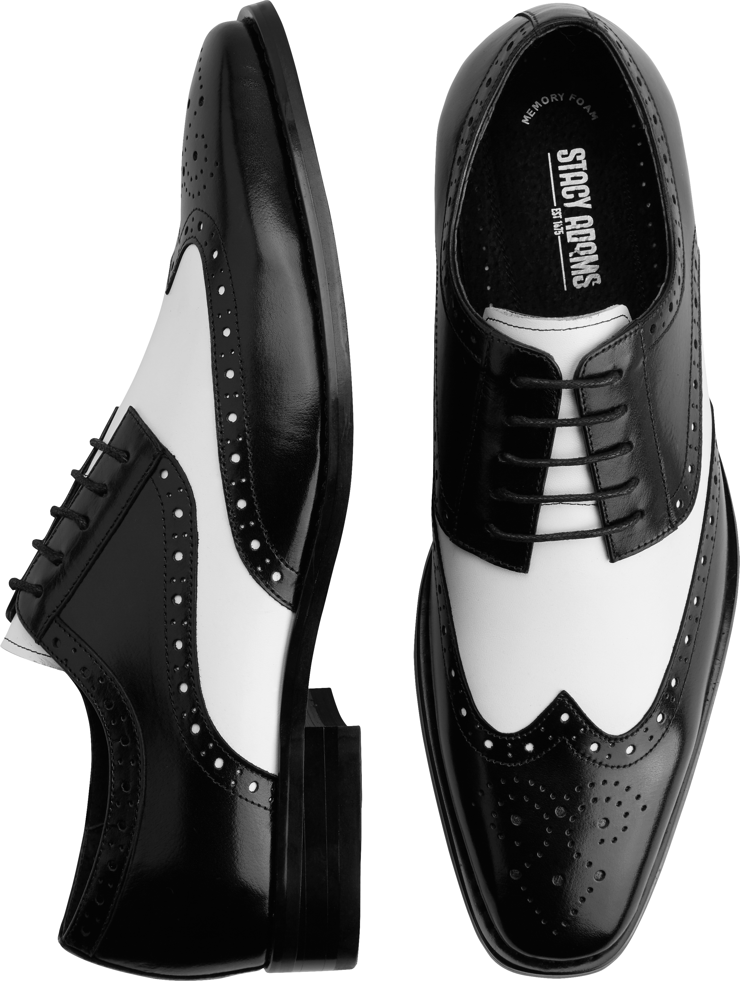 stacy adams black wingtips