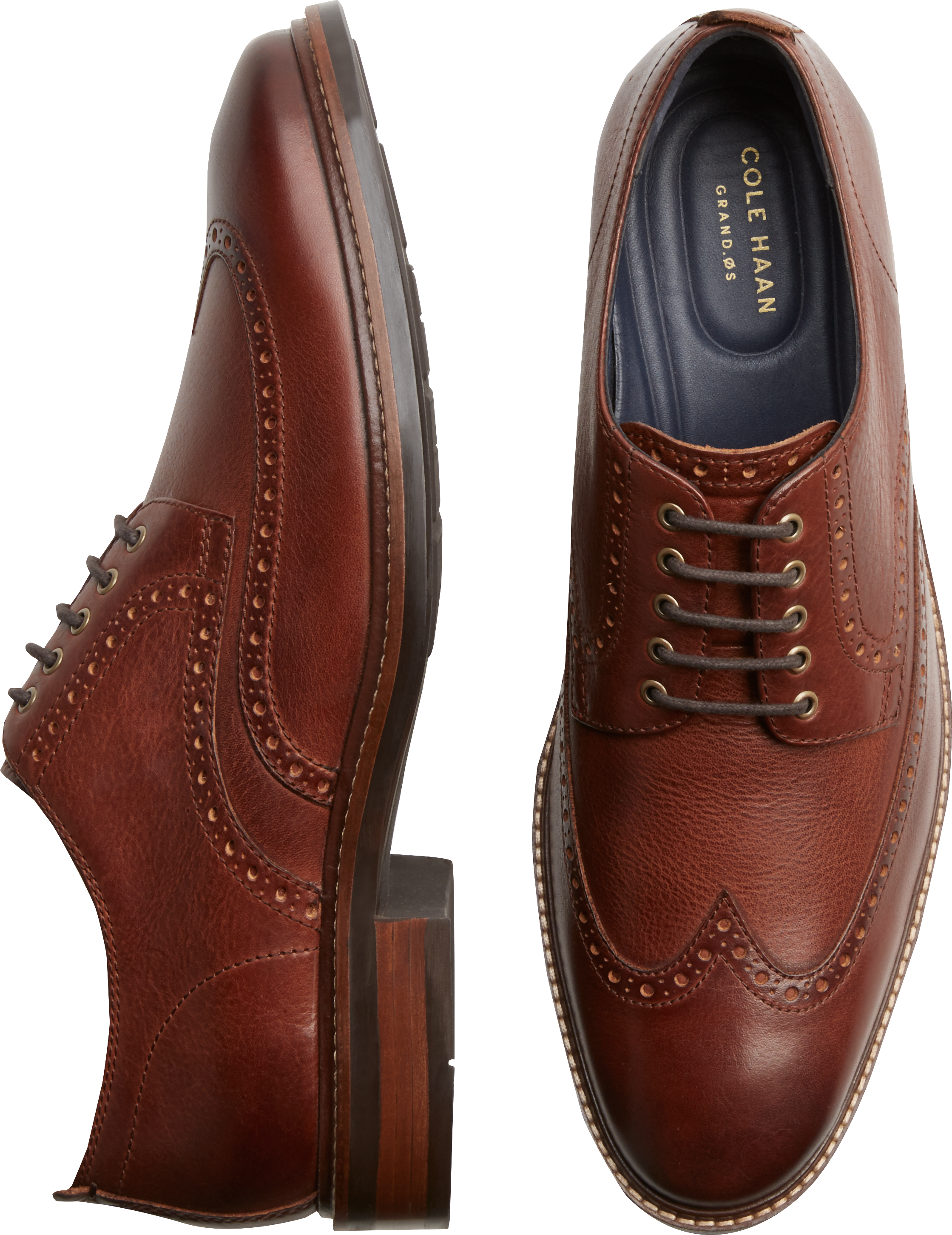 cole haan casual wingtip