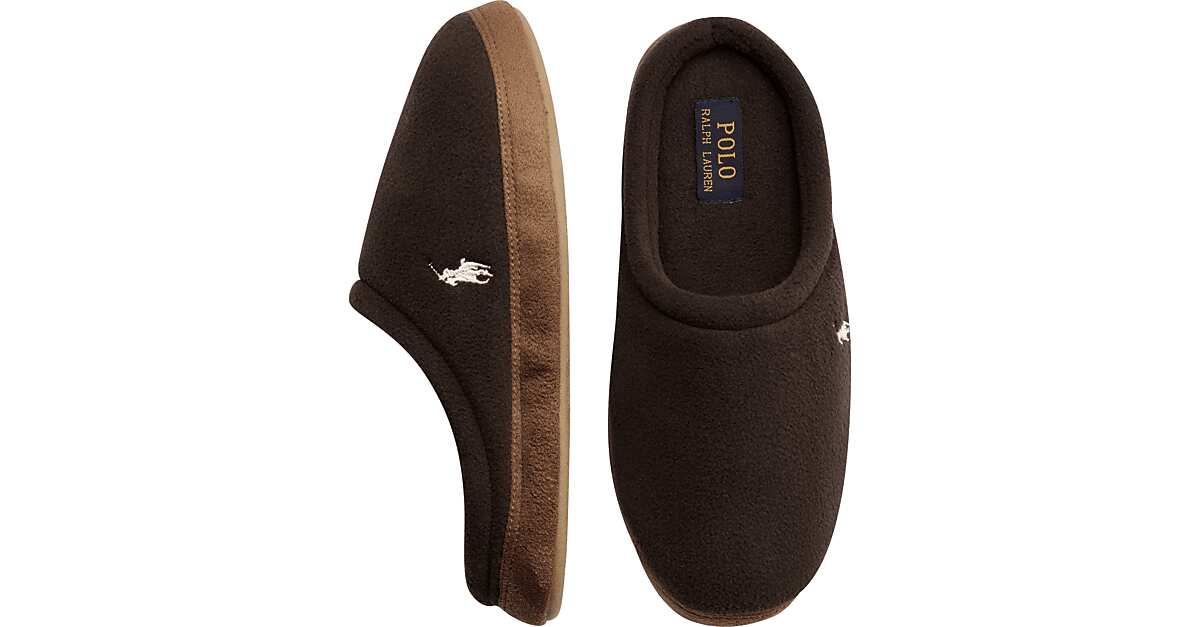  Polo  Ralph  Lauren Jacque Brown Slippers  Men s Brands 