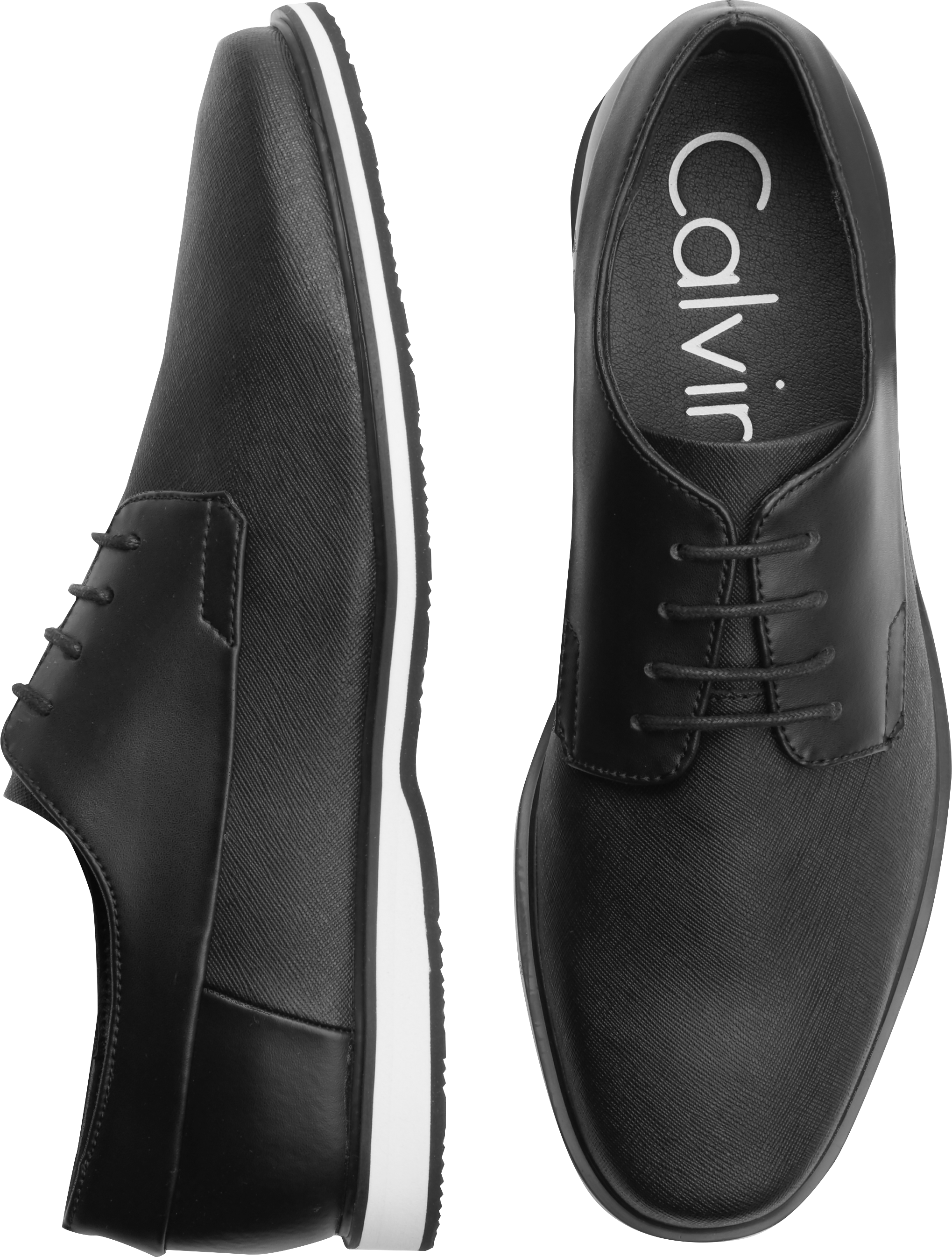 calvin klein shoes black and white