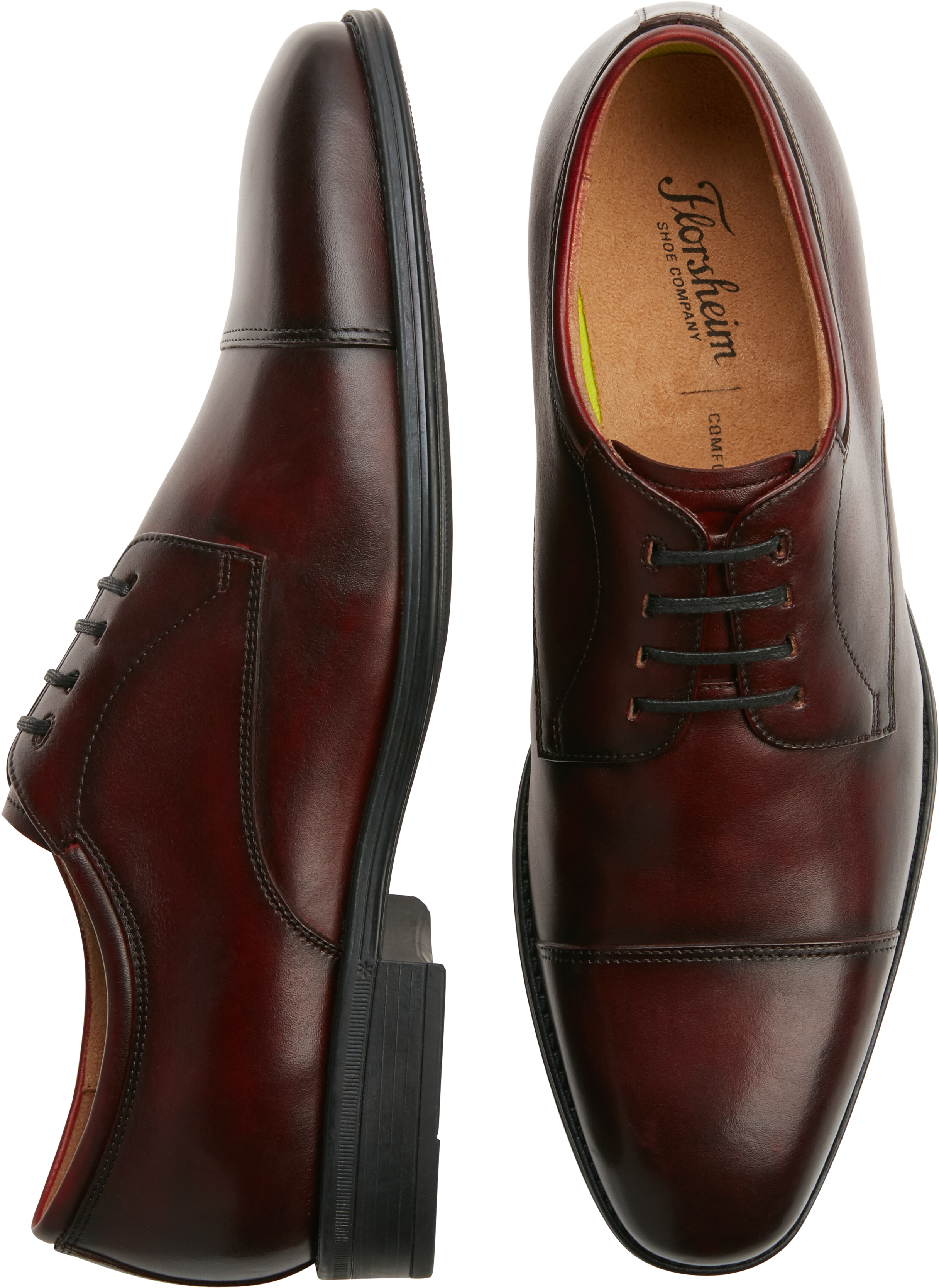 burgundy tuxedo shoes