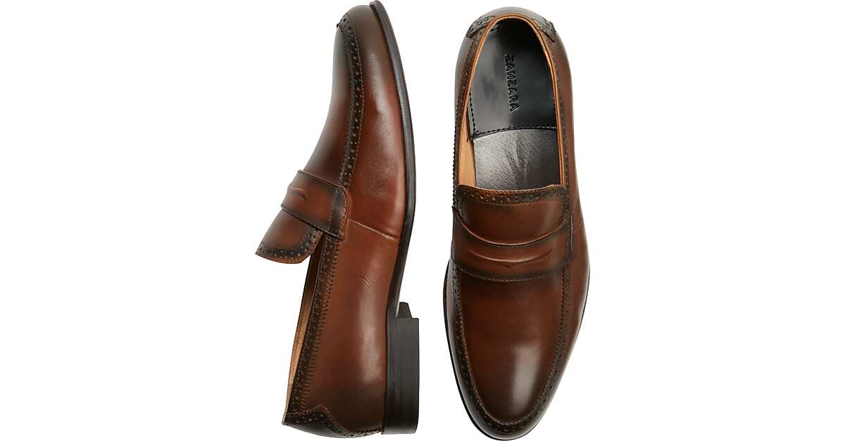 Zanzara Huntsville Whiskey Brown Loafers - Men's Shoes | Men's Wearhouse
