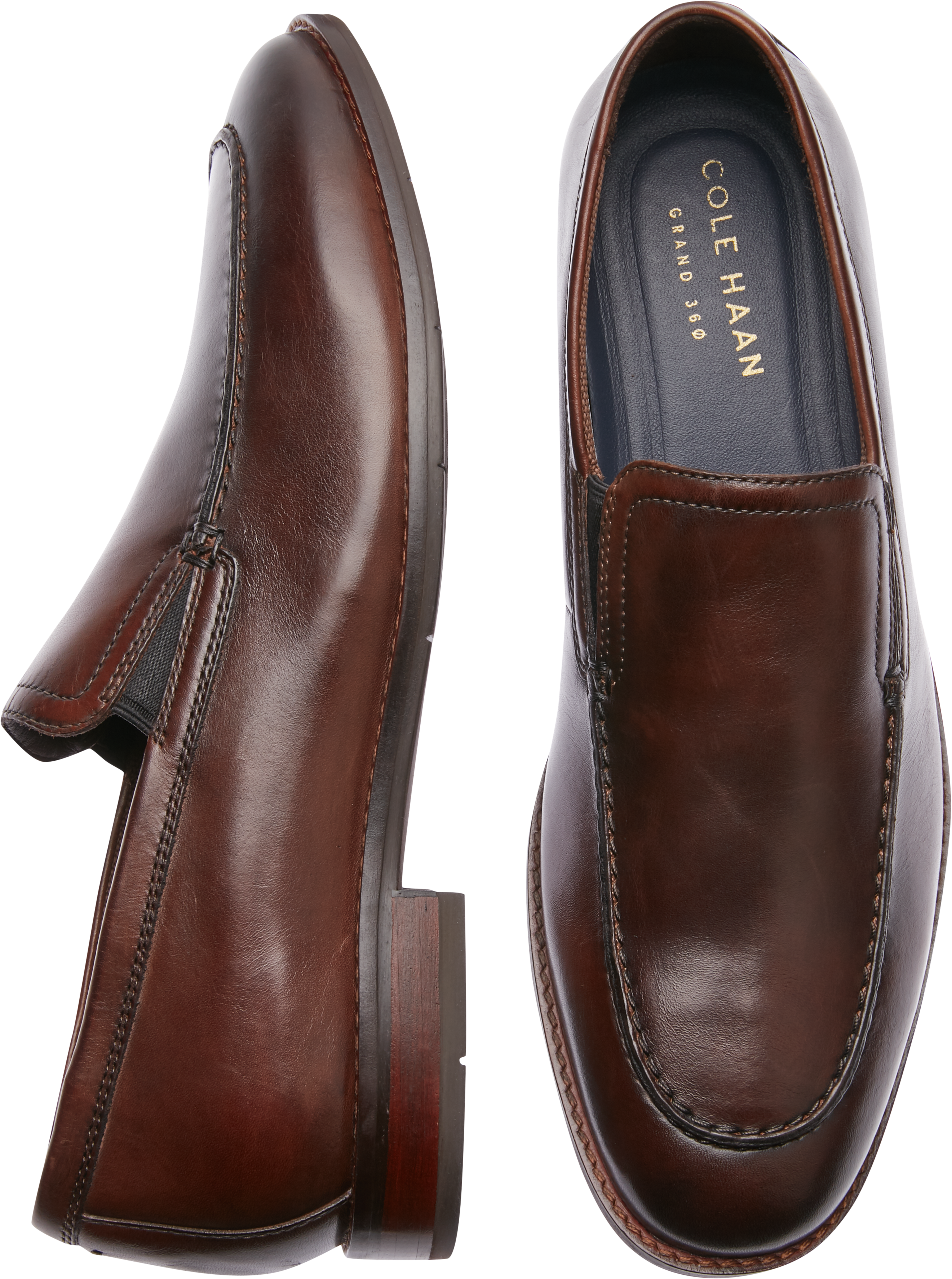 Cole Haan Aerocraft Grand Venetian Chestnut Loafers - Men's Shoes | Men ...
