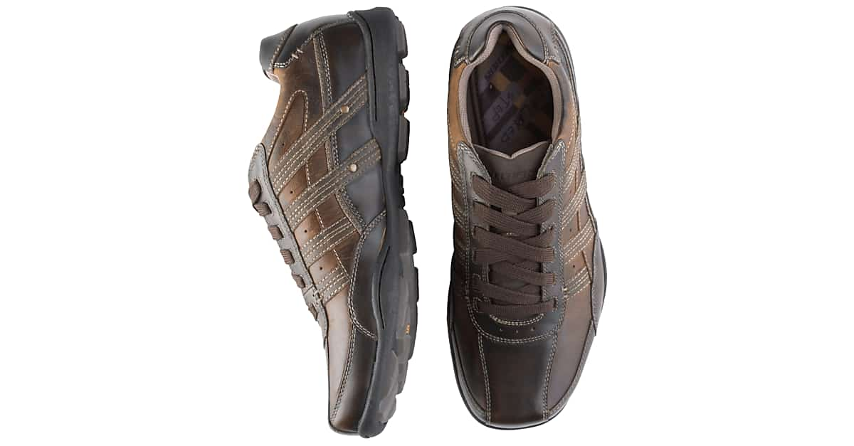 Skechers Brown Tennis Shoes - Men's Shoes | Men's Wearhouse