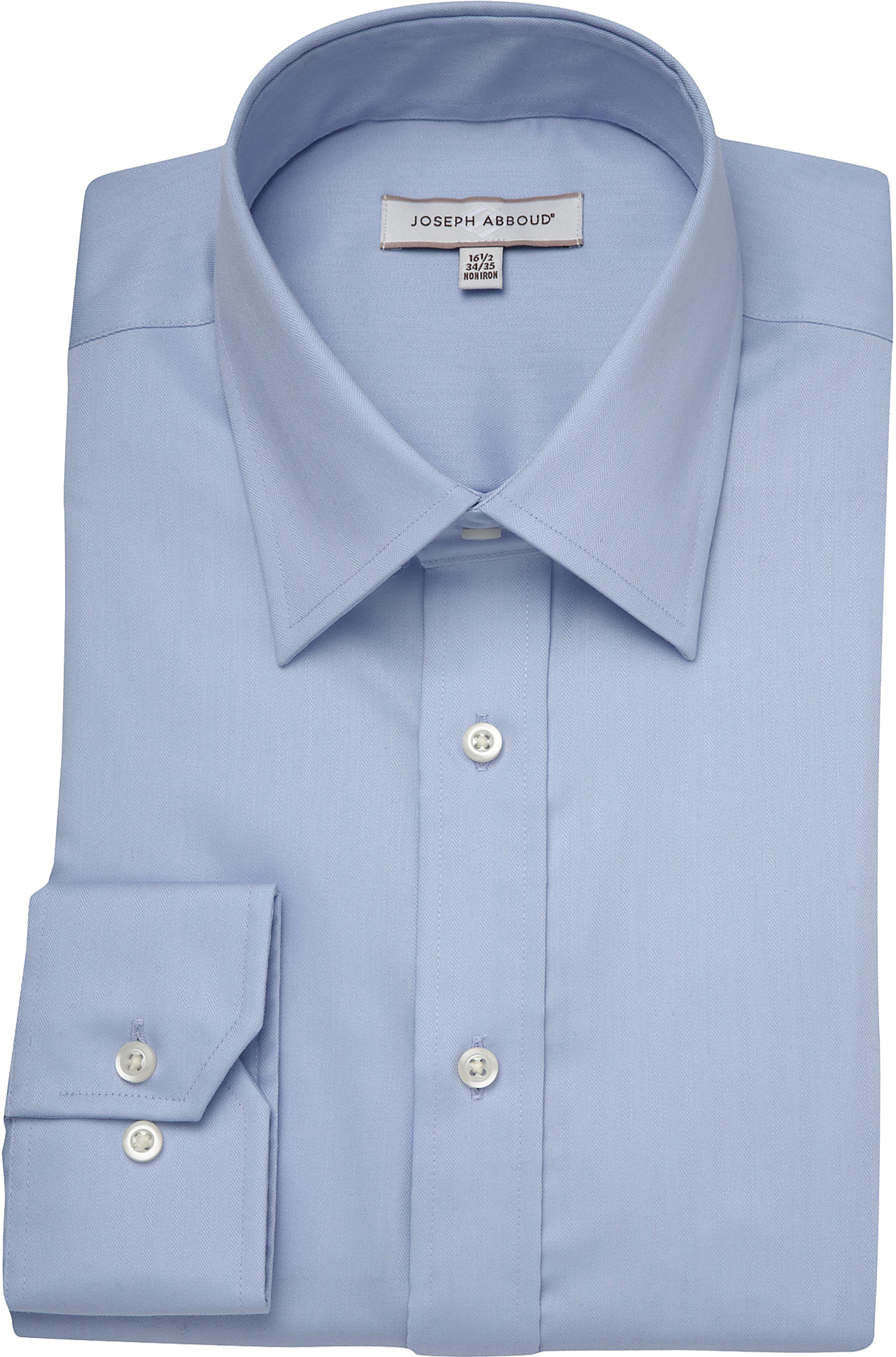 Joseph Abboud Blue Classic Fit Non-Iron Dress Shirt - Classic Fit | Men ...