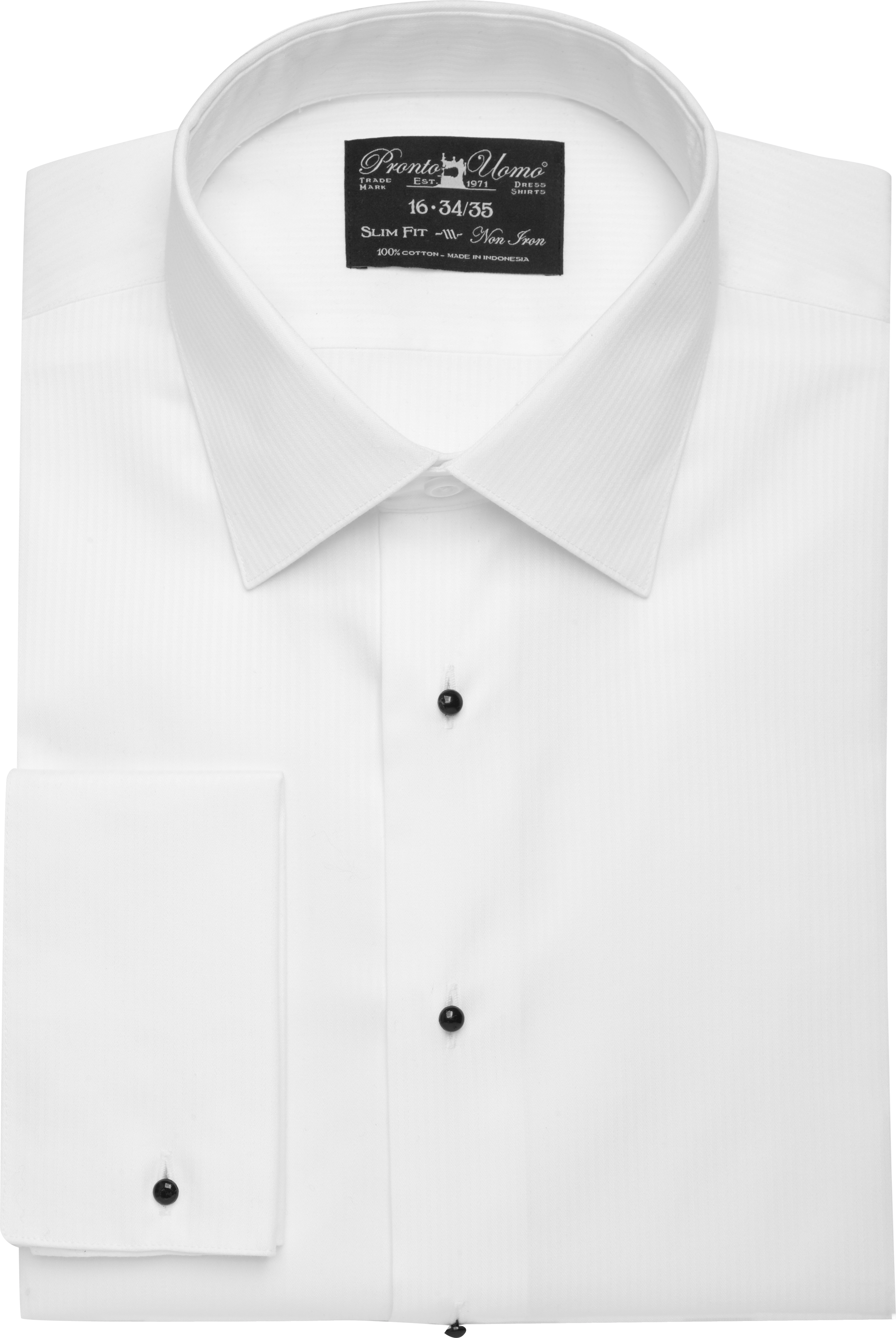 white fitted mens shirt