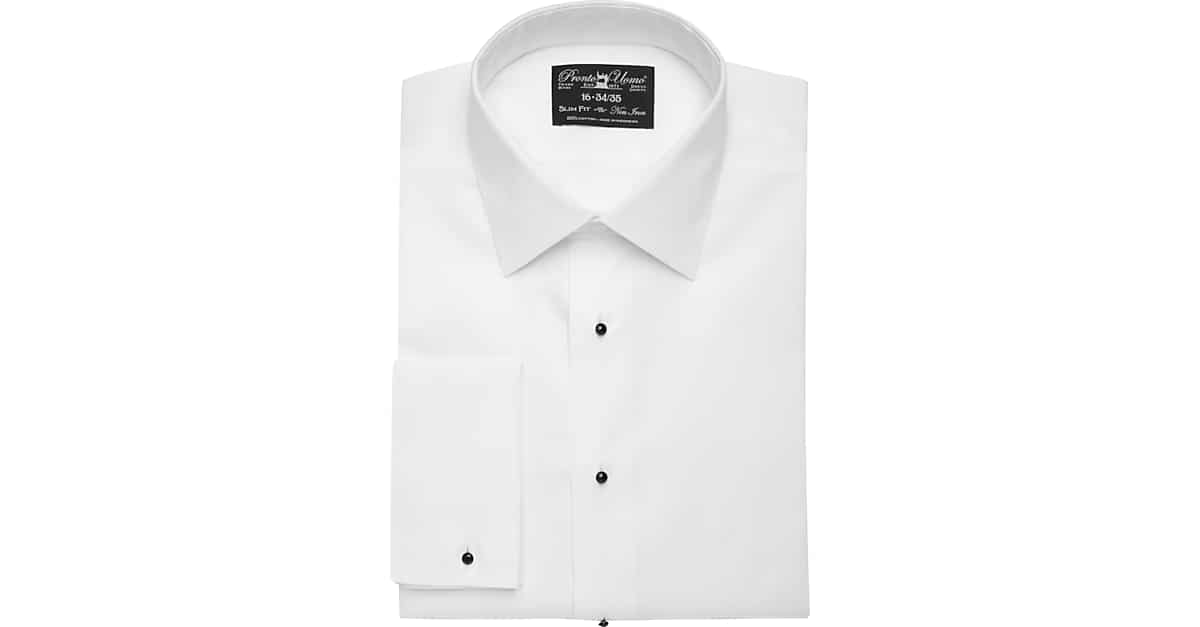 Formal white dress shirt