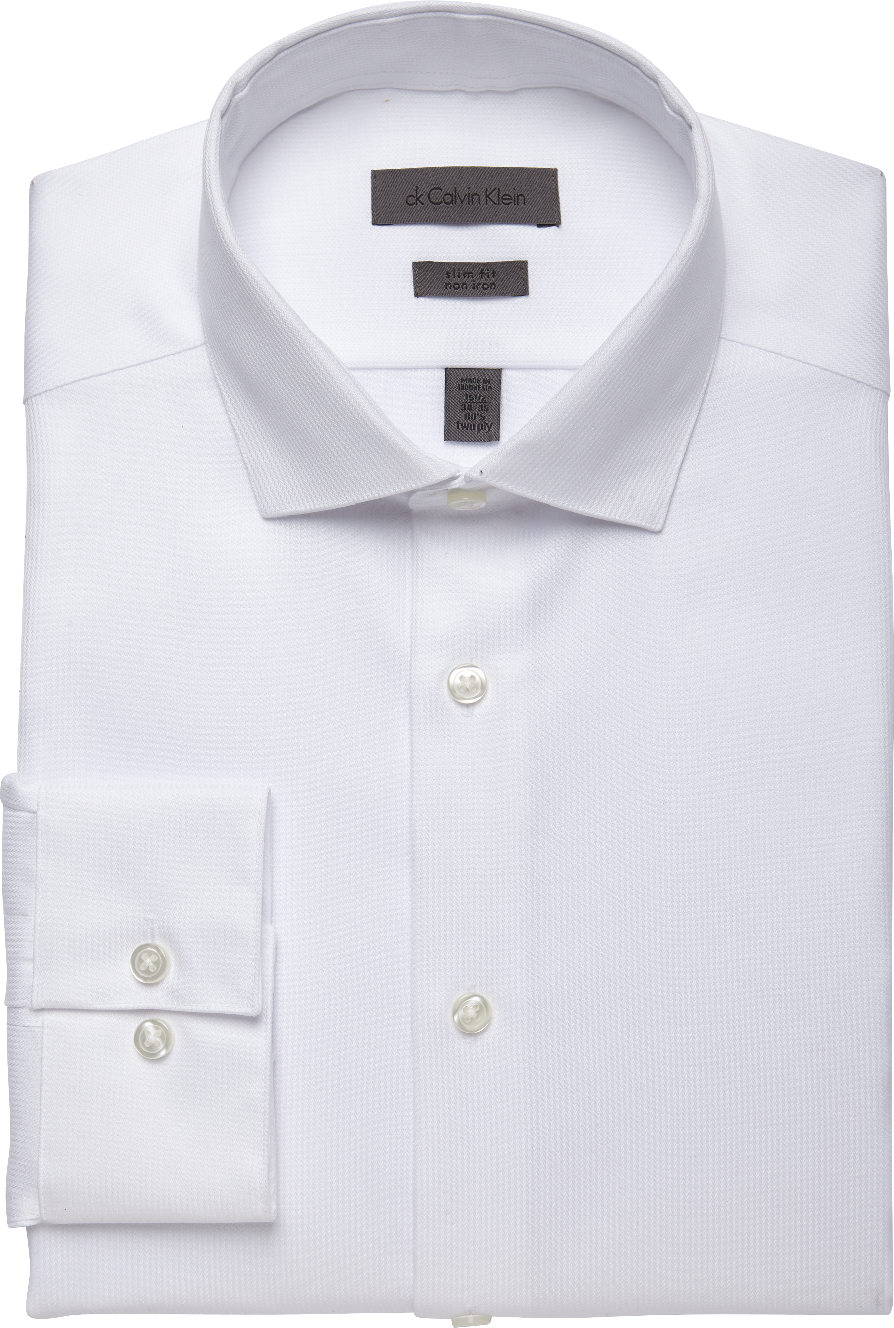 calvin klein infinite white dress shirt