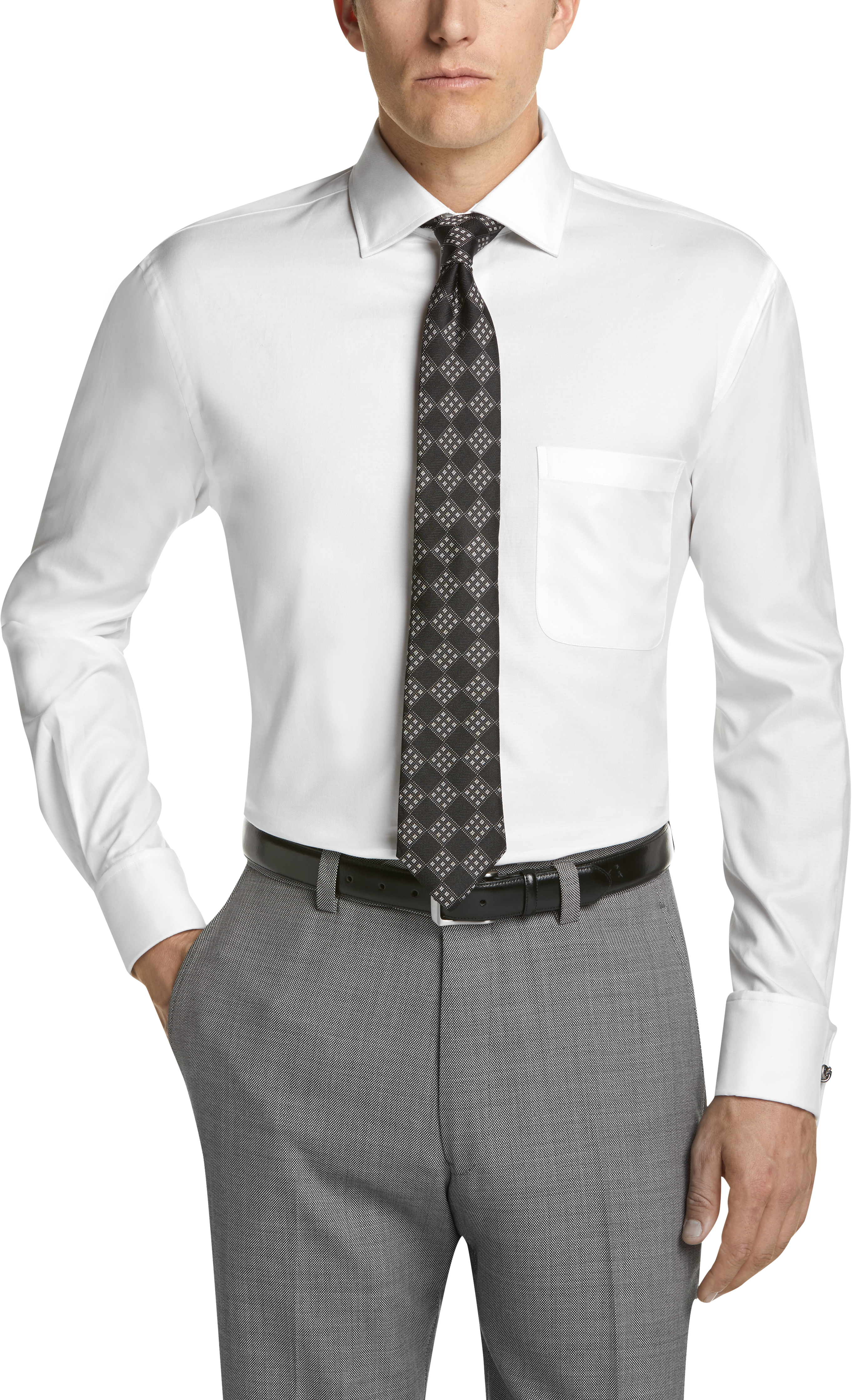 joseph abboud french cuff dress shirt