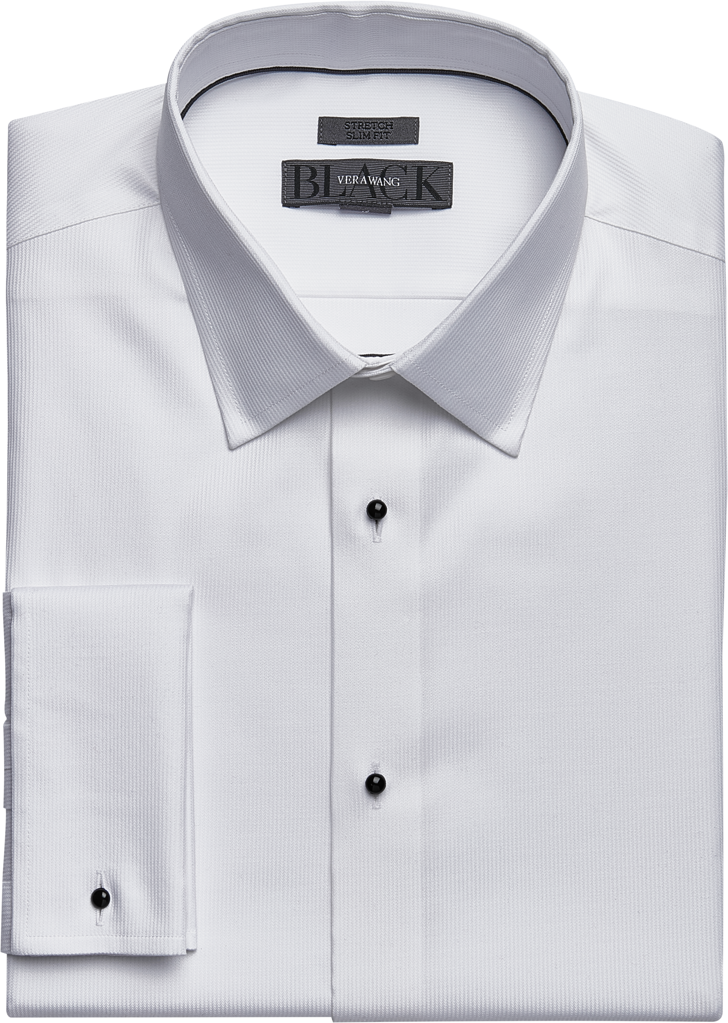 white striped formal shirt