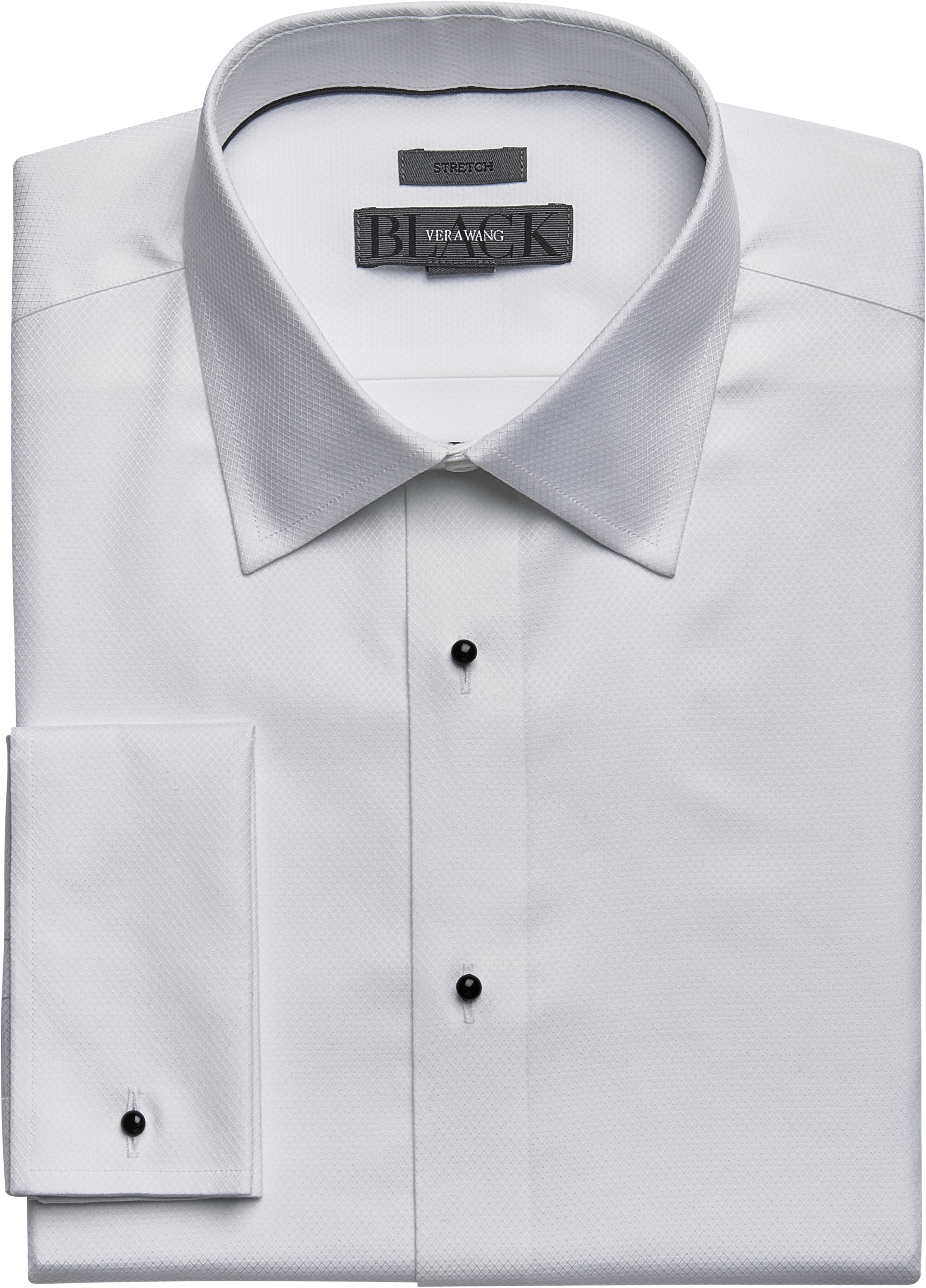 black and white formal shirt