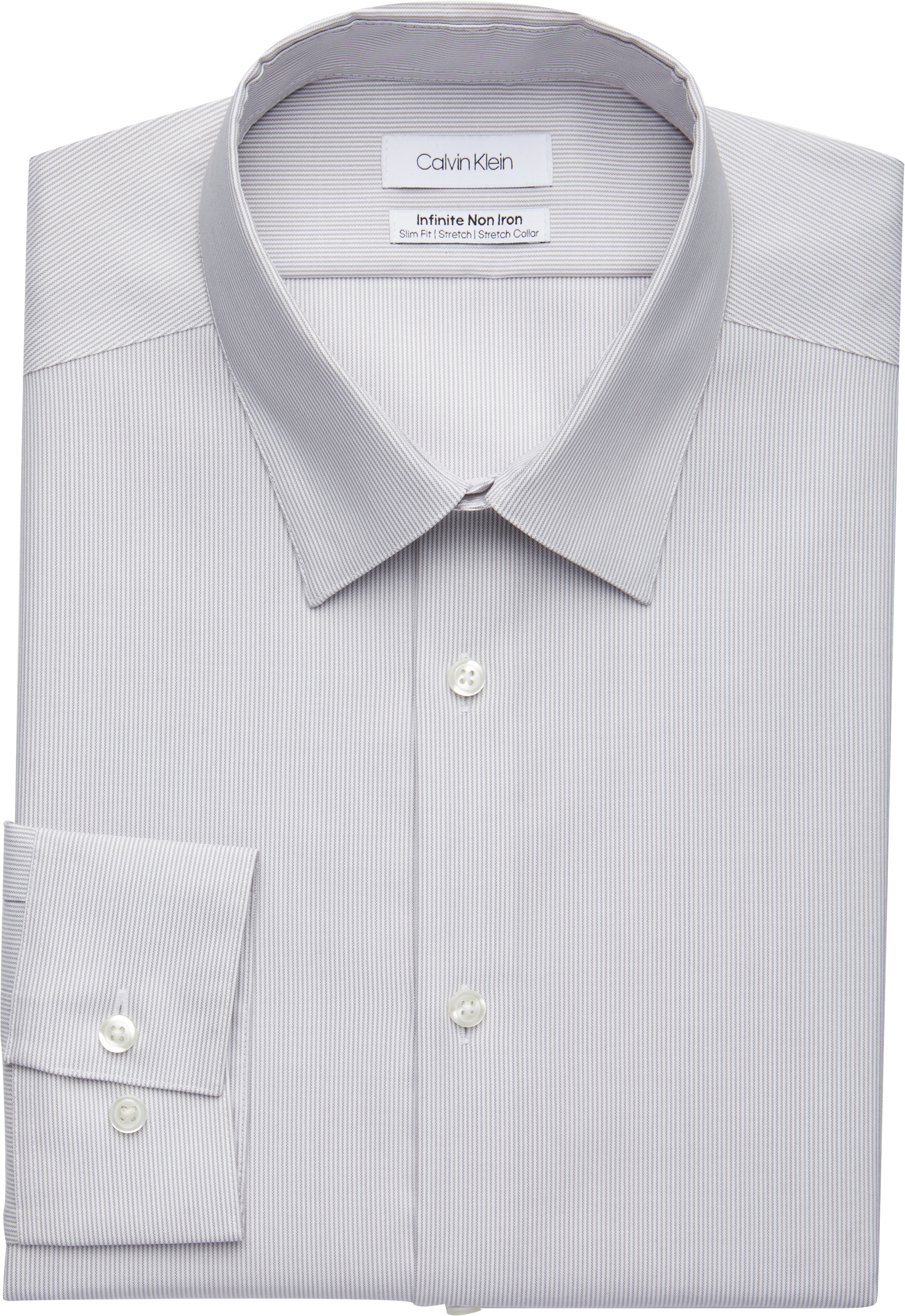 calvin klein white slim fit dress shirt