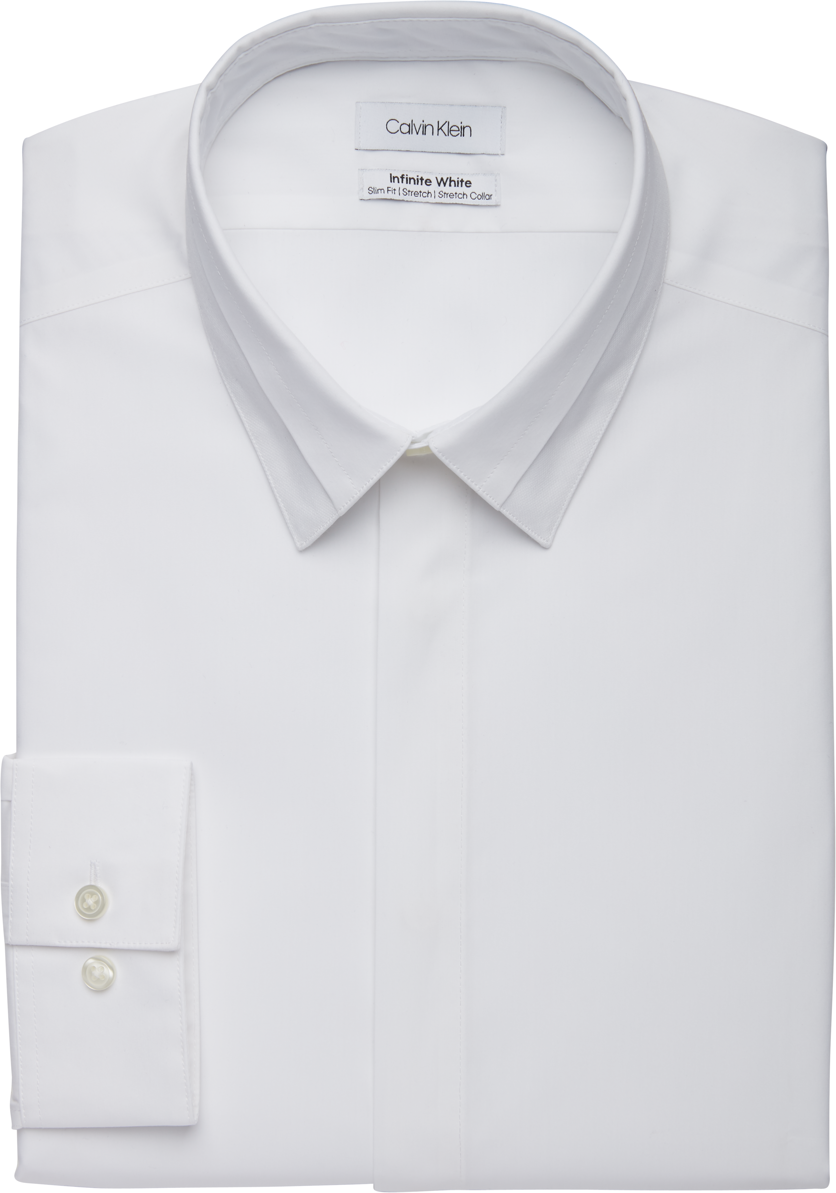 white calvin klein dress shirt