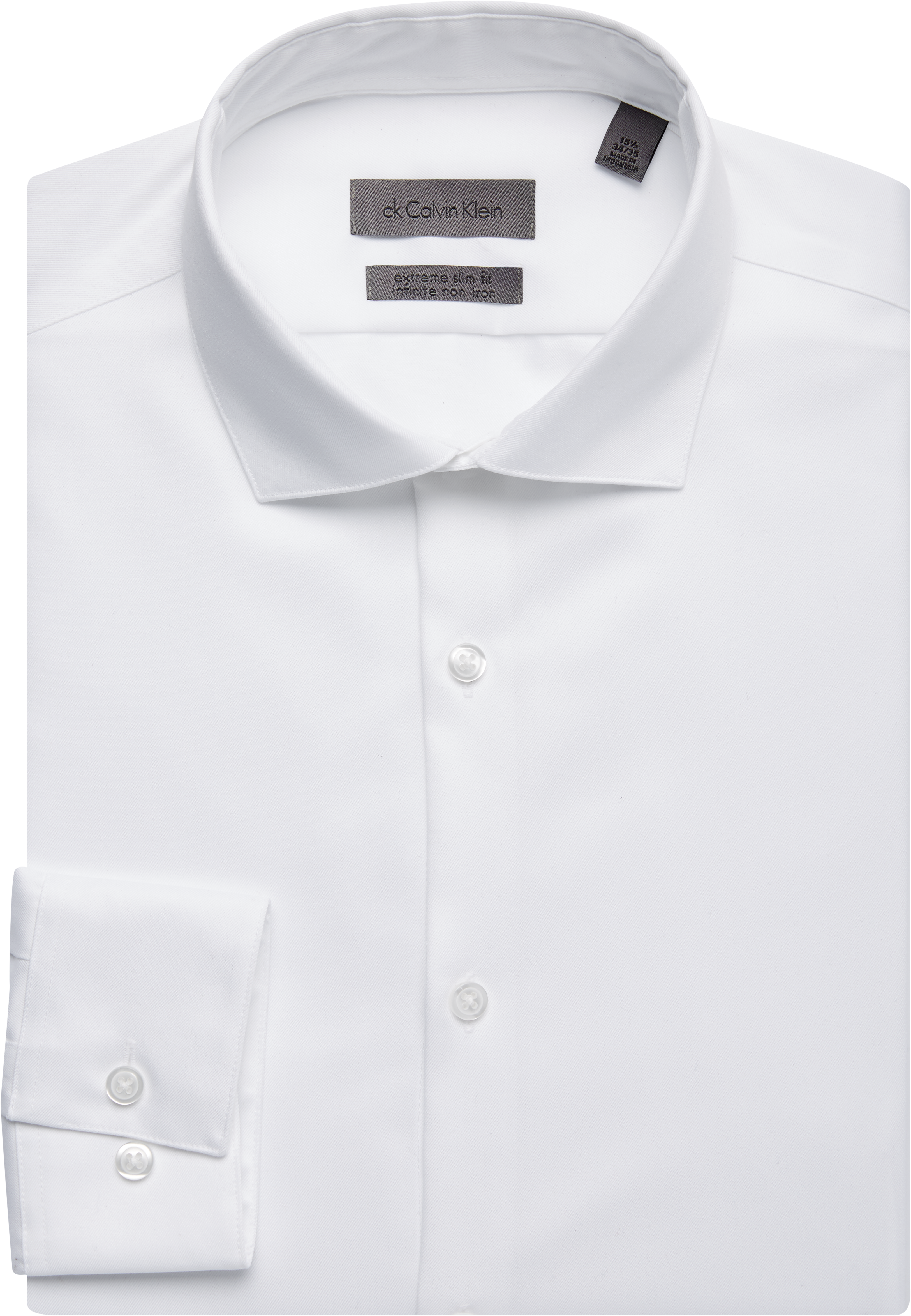 calvin klein infinite white dress shirt