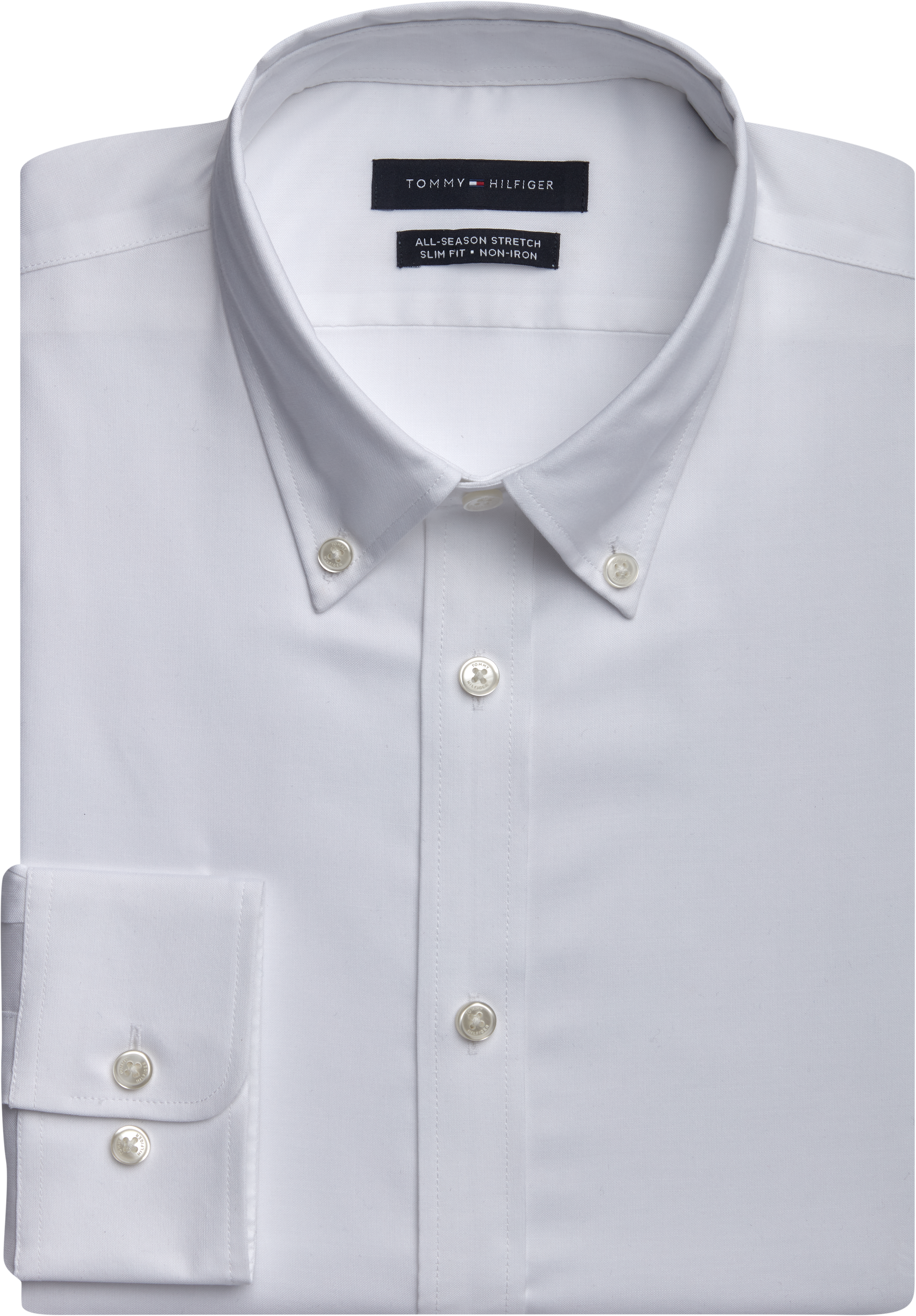 tommy hilfiger white slim fit shirt