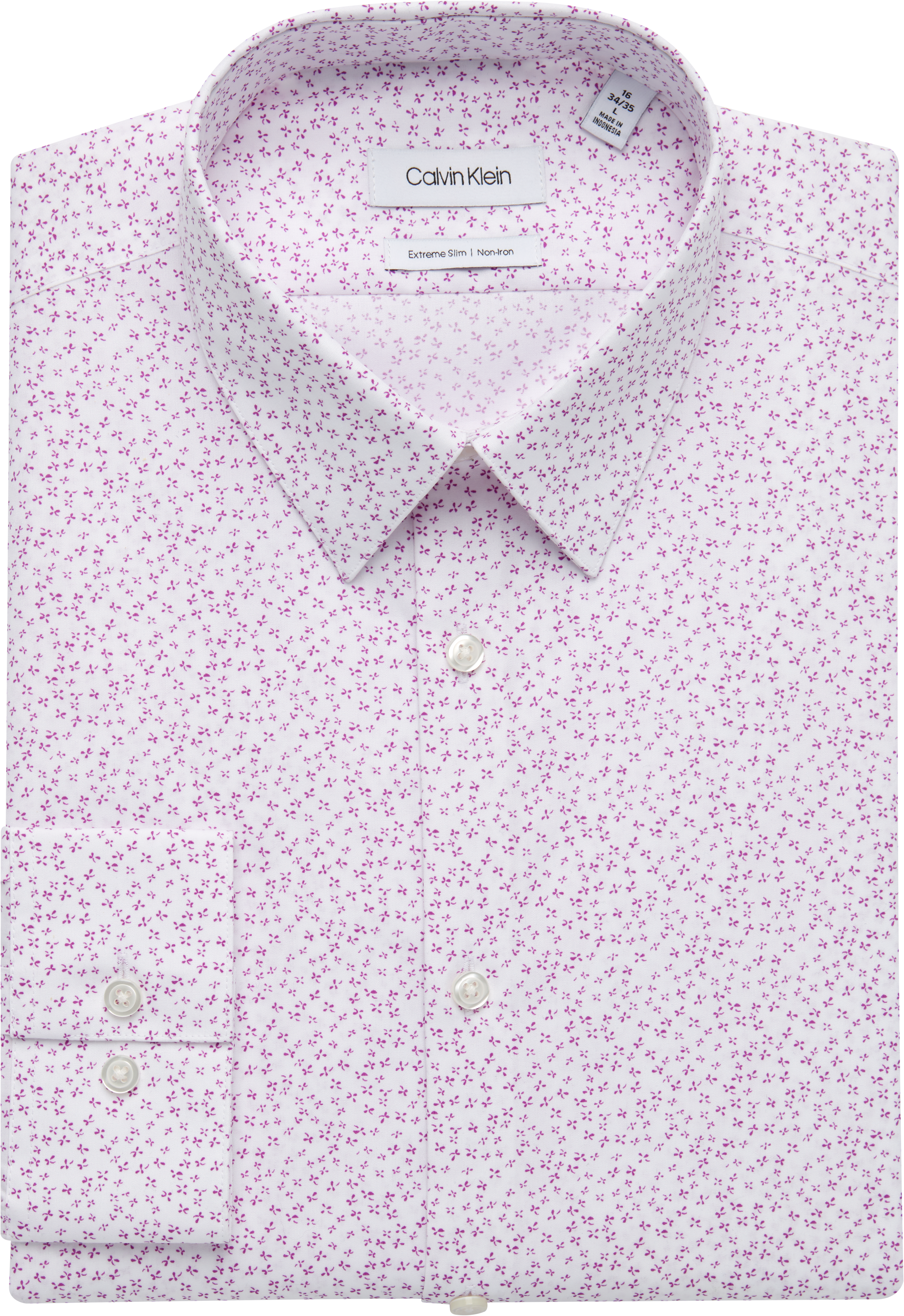 calvin klein pink floral dress