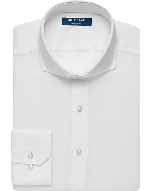 Cole Haan Grand.?S White Slim Fit Dress Shirt - Men's Shirts | Men's ...