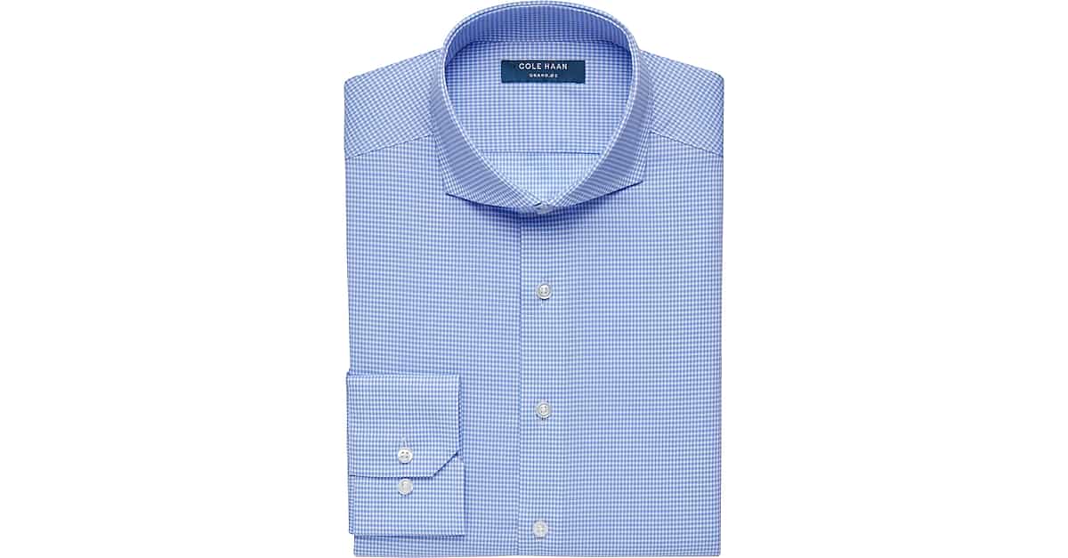 Structure Men's Wrinkle Free Fitted Dress Shirt L Teal Stripe  Retail $40 NEW