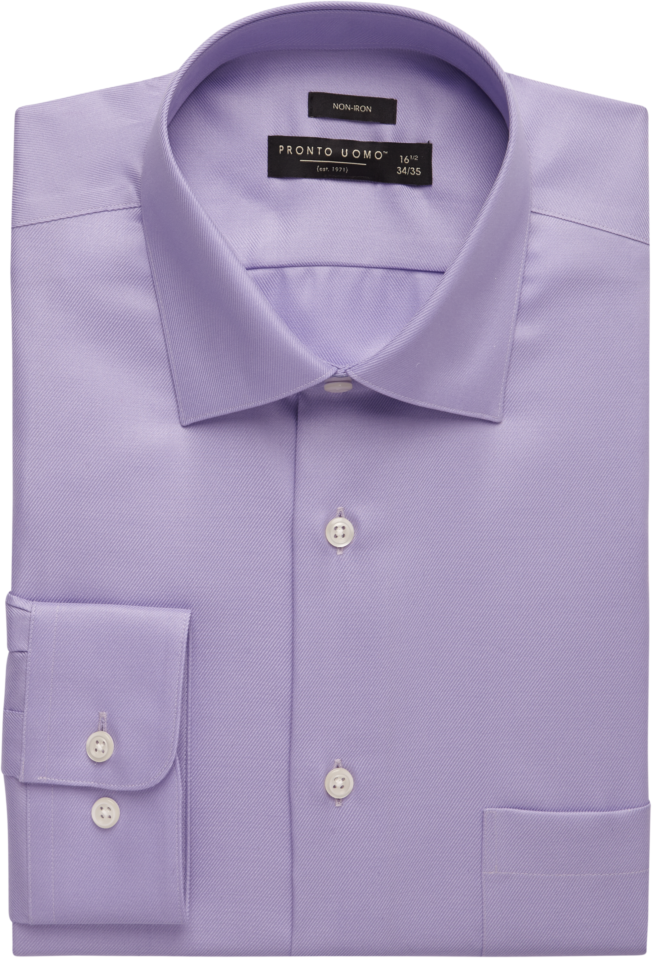 Pronto Uomo Lavender Non-Iron Dress Shirt - Men's Shirts | Men's Wearhouse