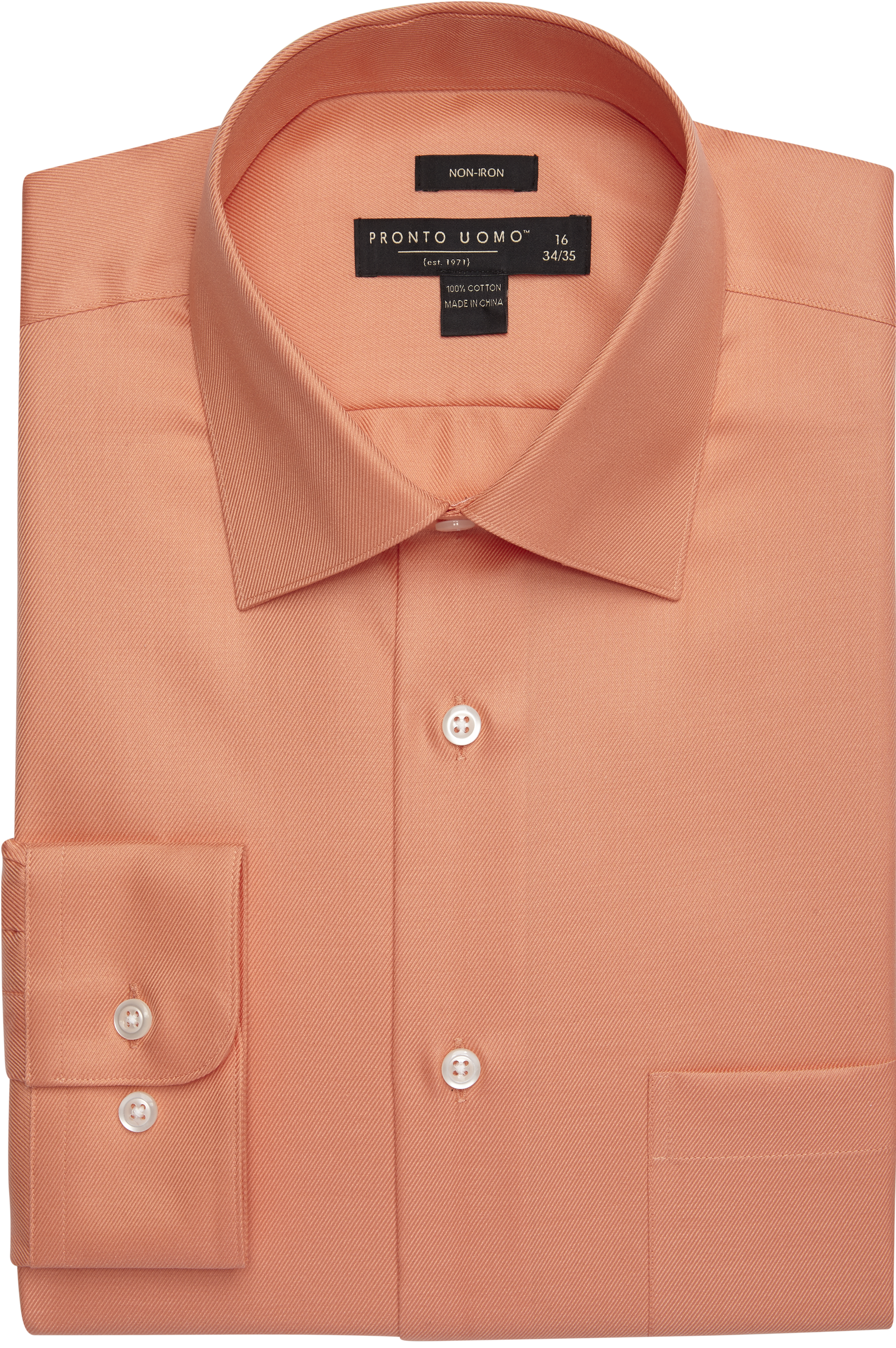 Mens Orange Dress Shirt | Men's Wearhouse