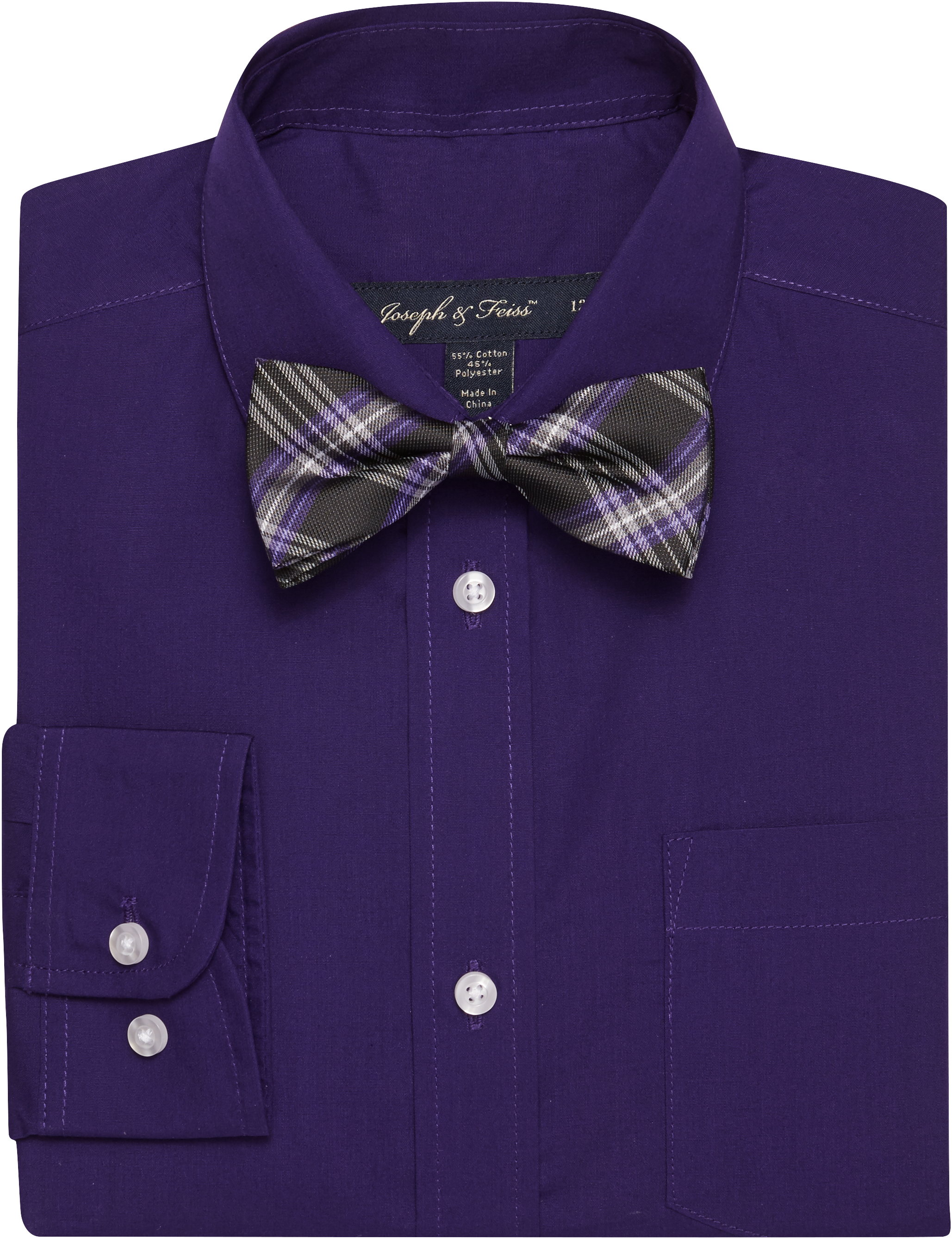 mens shirt and bow tie set