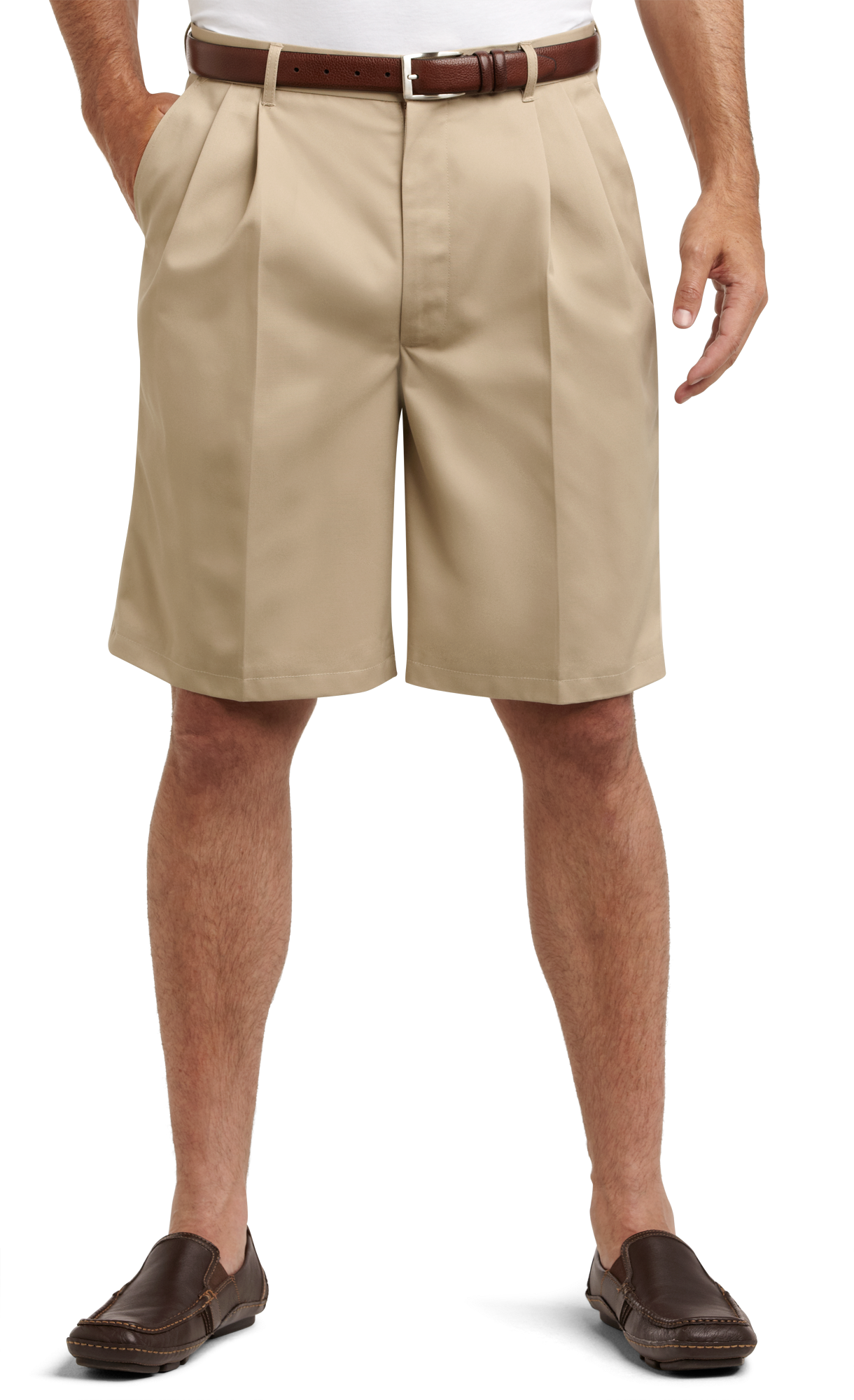 men's pleated shorts