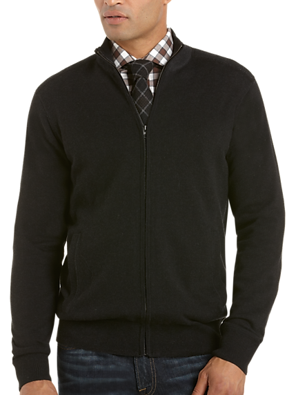 Mens Full Zip Sweater | Men's Wearhouse | Male Full Zip Sweater ...