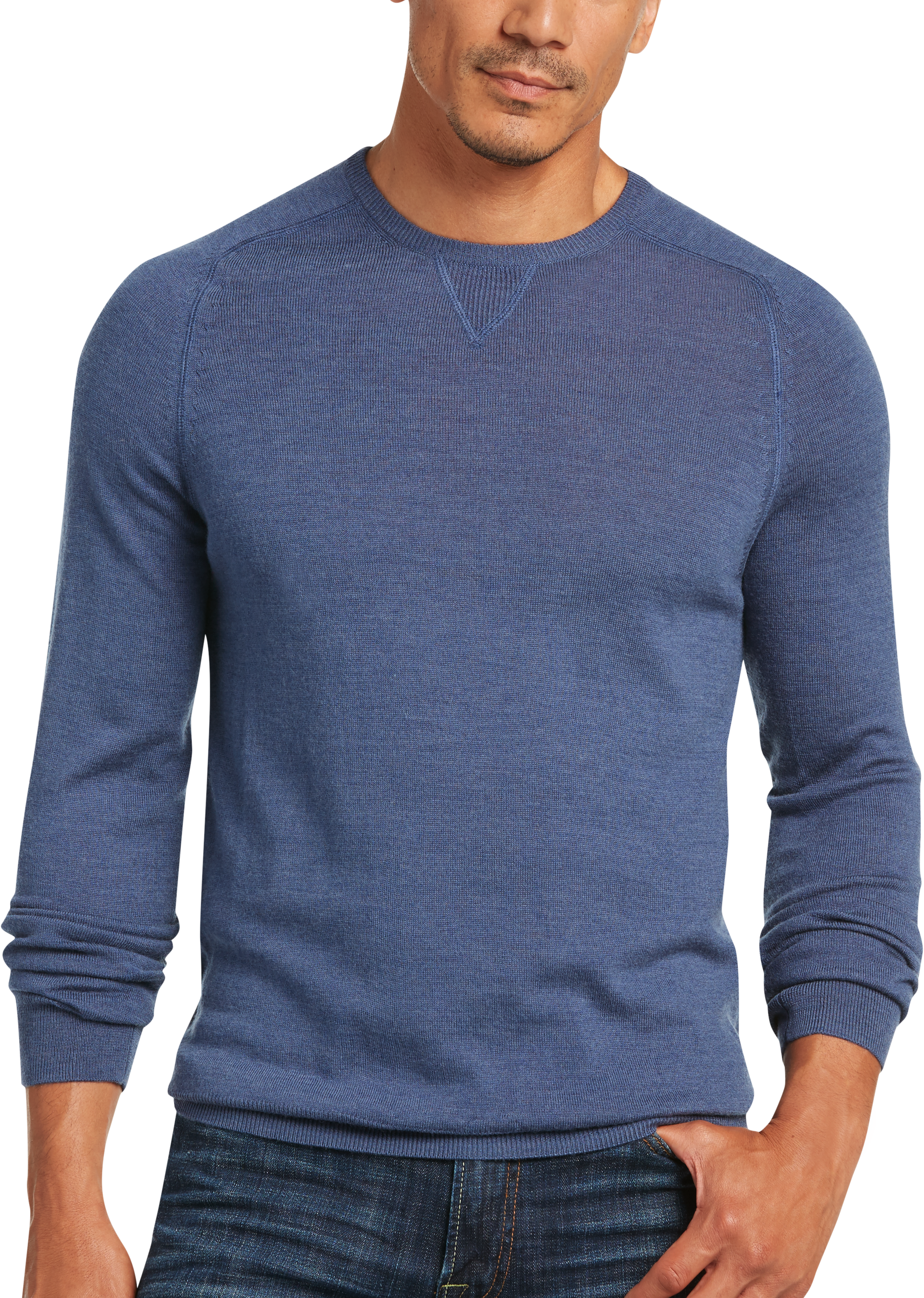 Woven Merino Sweater | Mens Wearhouse