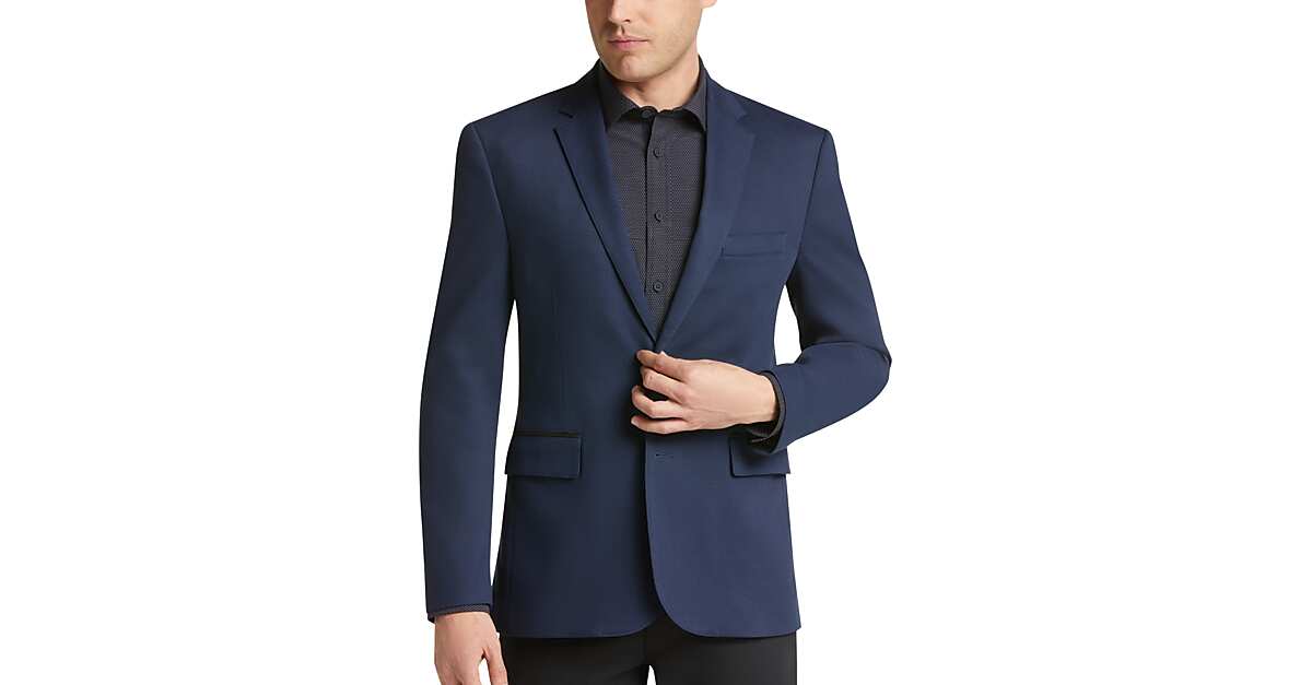 Awearness Kenneth Cole Awear Tech Dark Blue Casual Coat Men S Sport Coats Men S Wearhouse