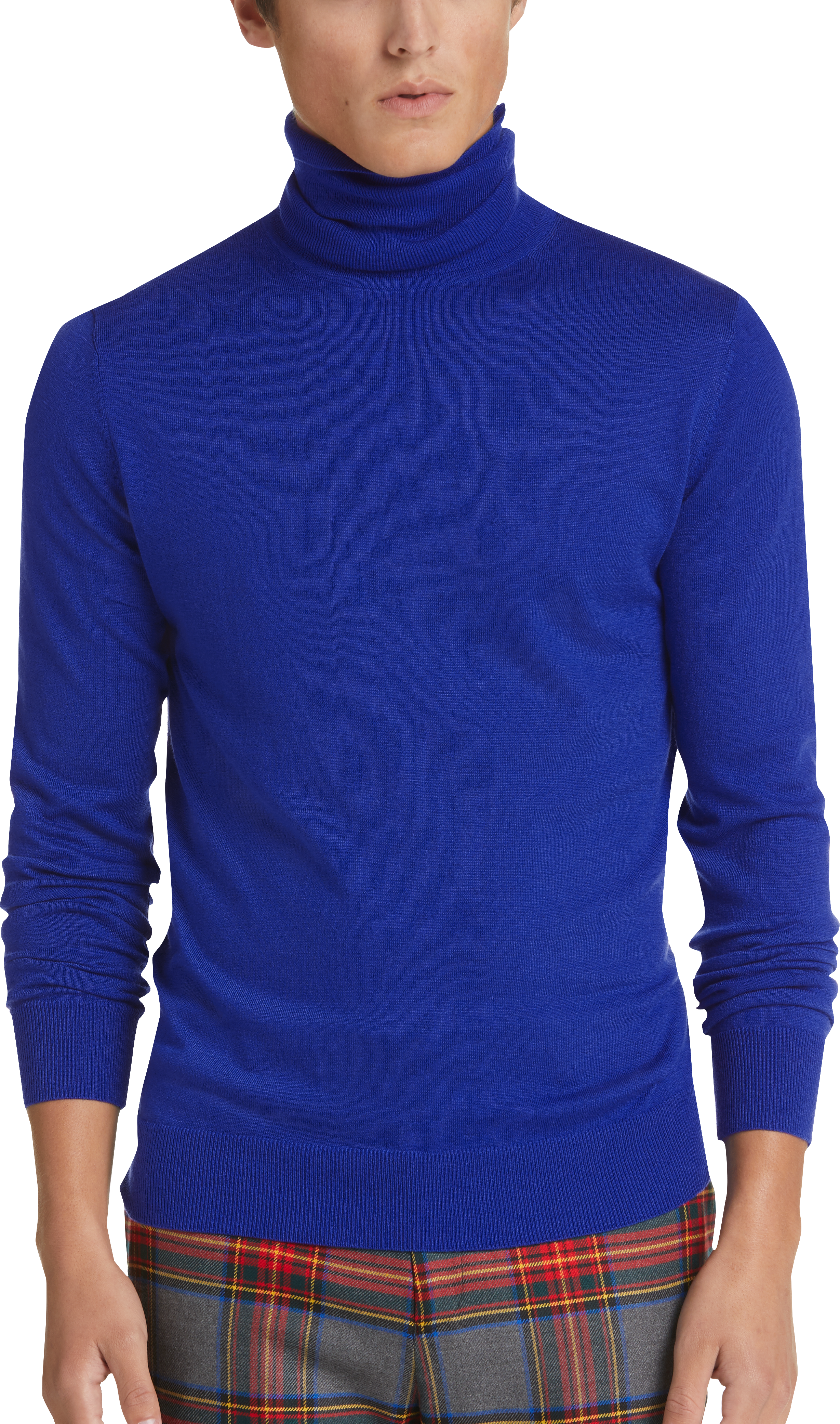 royal blue mens turtleneck