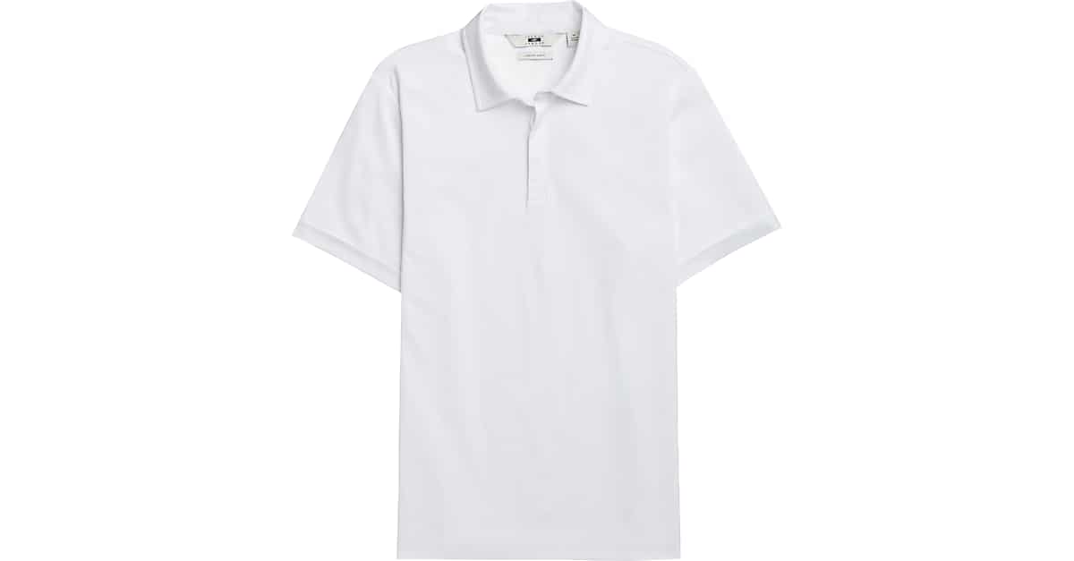 Joseph Abboud White Polo - Men's Shirts | Men's Wearhouse