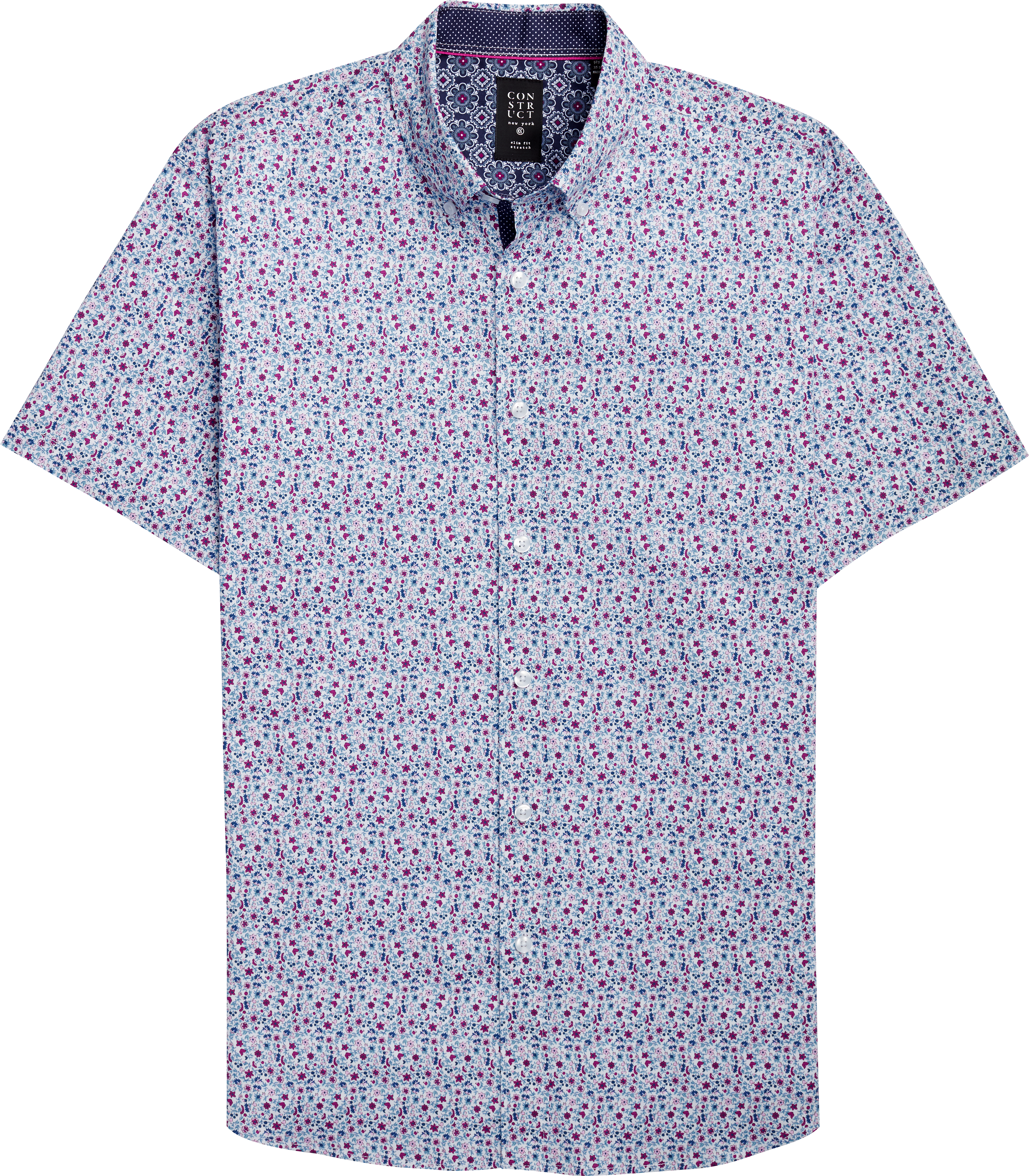 mens magenta dress shirt