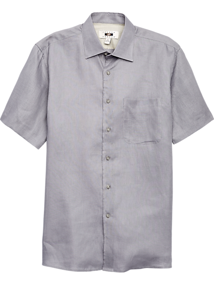 Mens Linen Camp Shirt | Mens Wearhouse